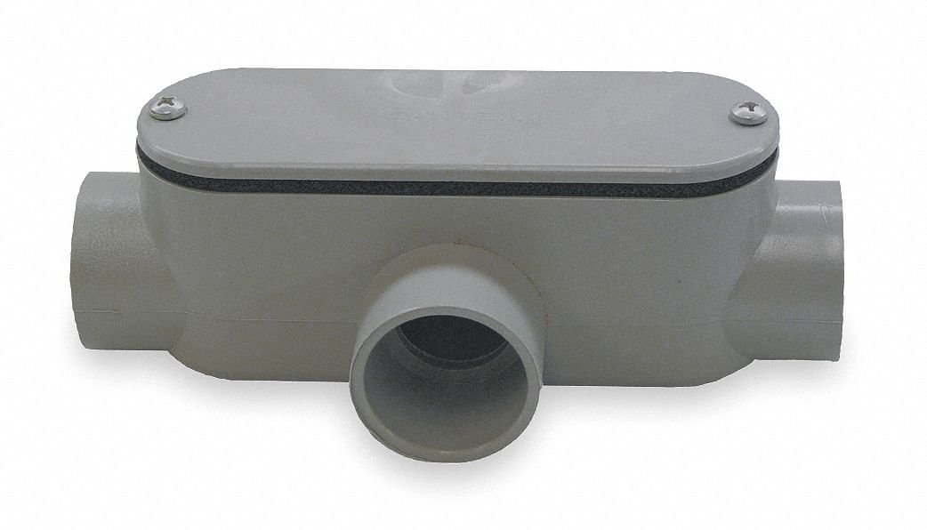 CANTEX PVC Conduit Outlet Body - Electrical Box for Wiring & Conduit Connections - Ideal for Residential & Commercial Electrical Installations