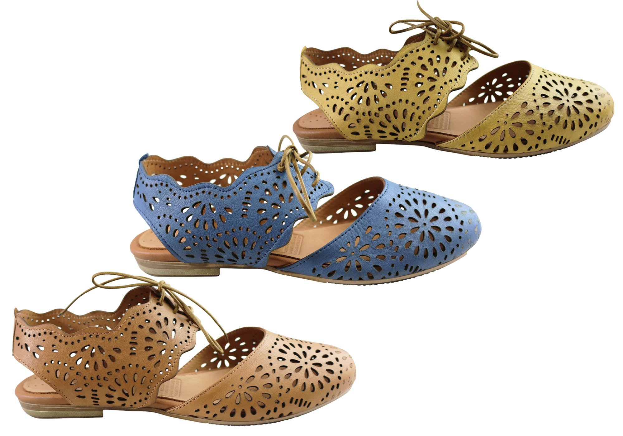 Orizonte Polina Women's Comfortable Leather Shoes - European Style for Walking, Work & Casual Wear