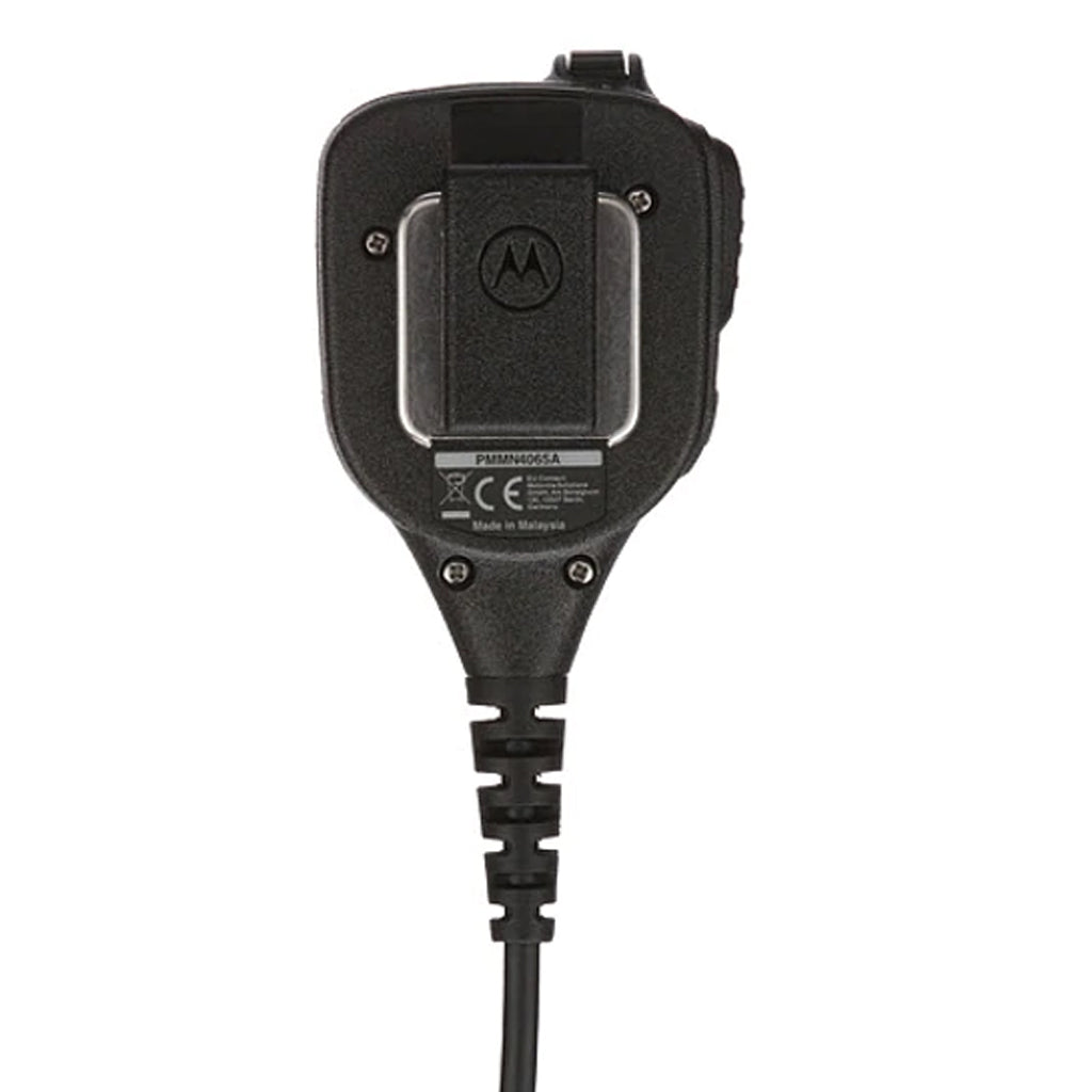 Motorola PMMN4065AL Remote Speaker Microphone - Two-Way Radio Accessory for Clear Communication | Ideal for Security, Construction & Outdoor Adventures