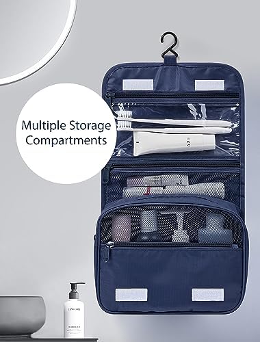 DIMJ 8-Piece Lightweight Travel Packing Cubes Set - Navy Blue Luggage Organizers for Clothes, Shoes & Toiletries | Perfect for Business Trips, Vacations & Backpacking