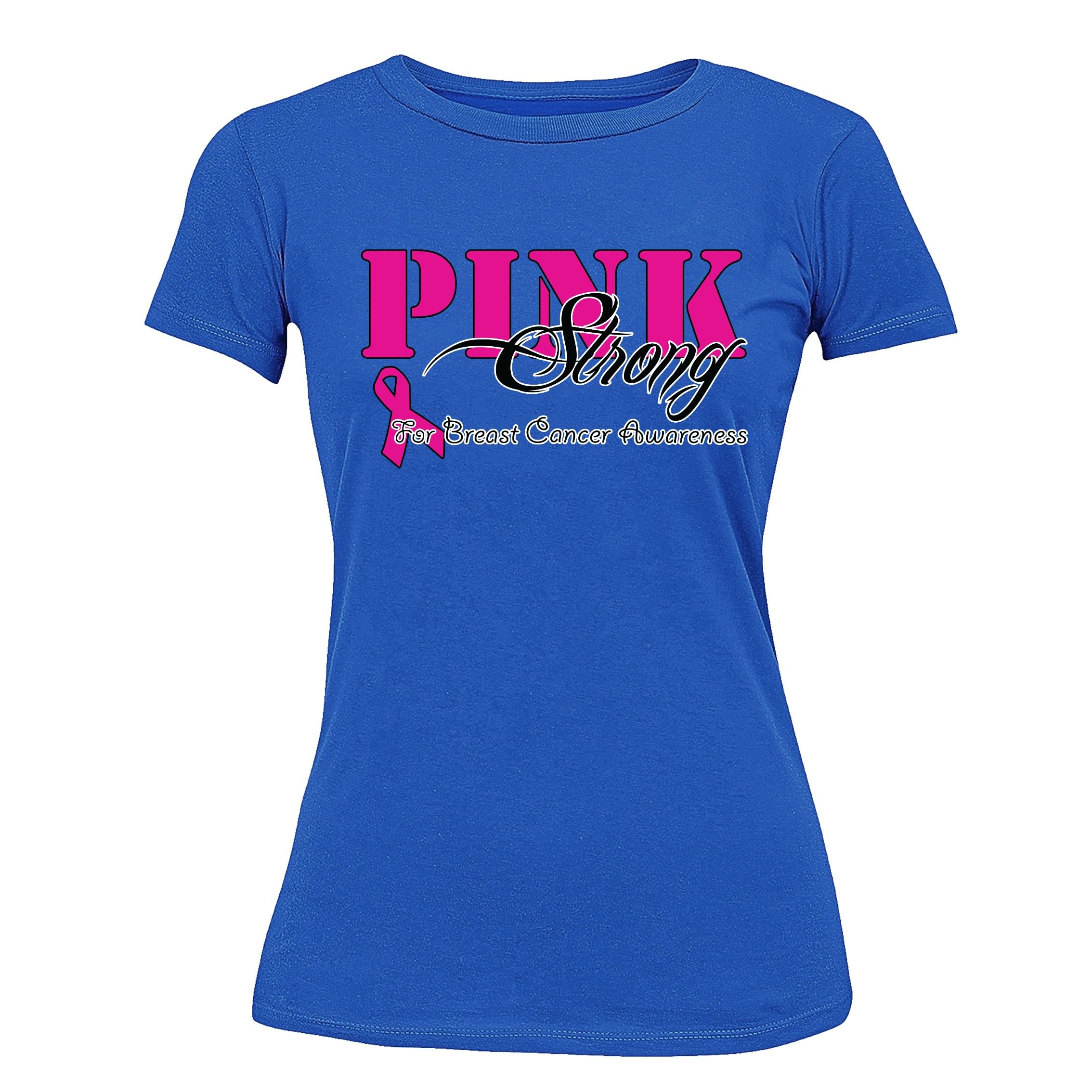 Breast Cancer Awareness T-Shirt for Women - Pink Ribbon Support Shirt - October Awareness Month - Comfortable & Stylish - Perfect for Fundraisers, Walks, and Everyday Wear
