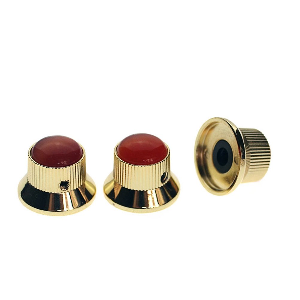 ARTIBETTER 3-Piece Metal Electric Guitar Knobs - Replacement Parts for Gibson, Fender & More | Perfect for Tone & Volume Control Upgrades