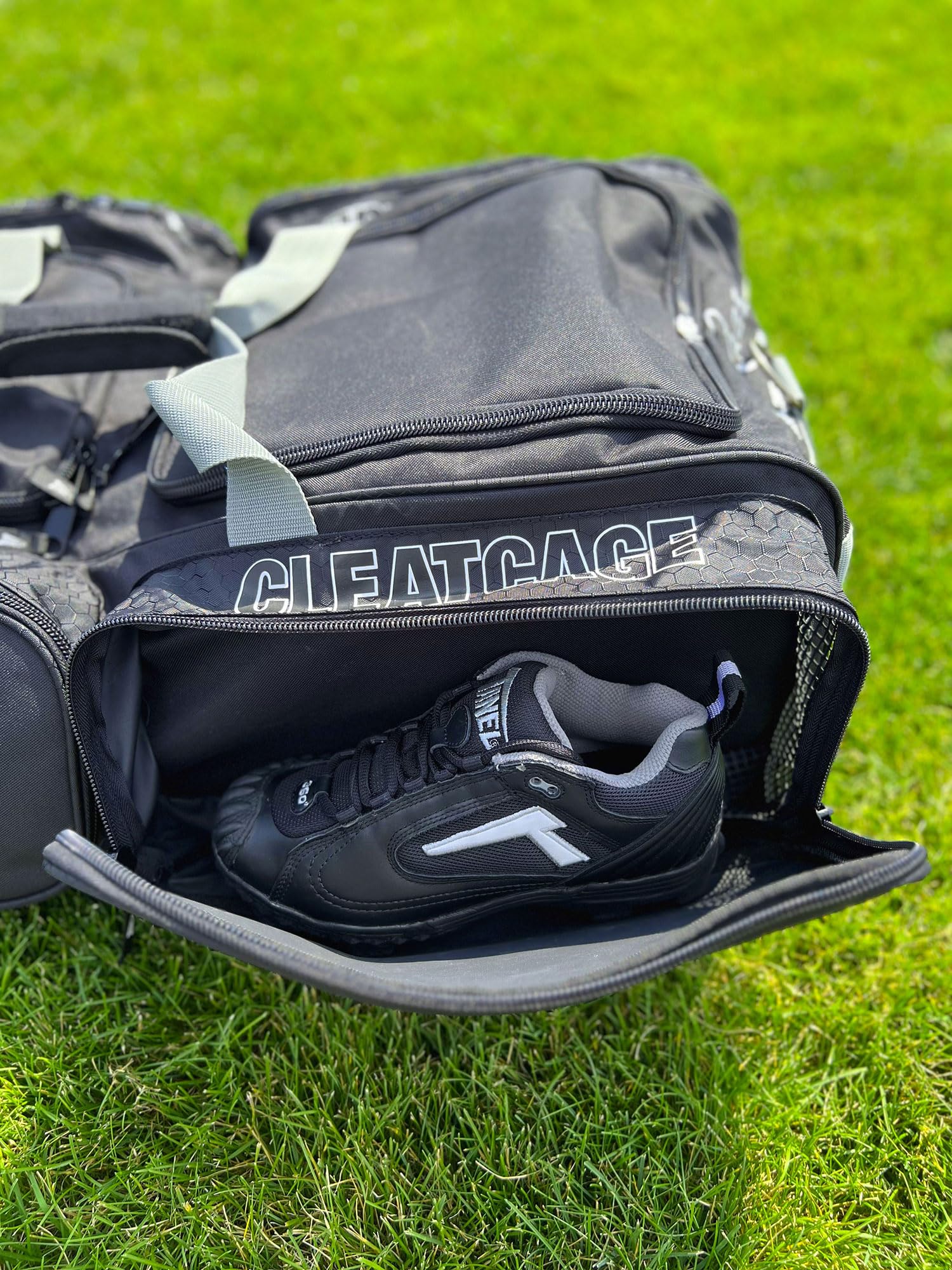 Rage Baseball Softball Equipment Wheel Bag - Durable Rolling Gear Bag for Baseball & Softball Players - Perfect for Travel, Practice & Games