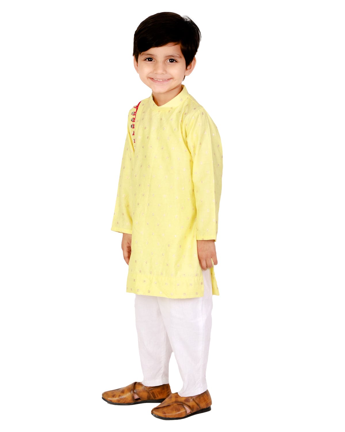 Chanderi Kurta Pajama Set for Men - Traditional Indian Cotton Kurta & Pajama Outfit - Comfortable Ethnic Wear for Festivals, Weddings & Casual Occasions