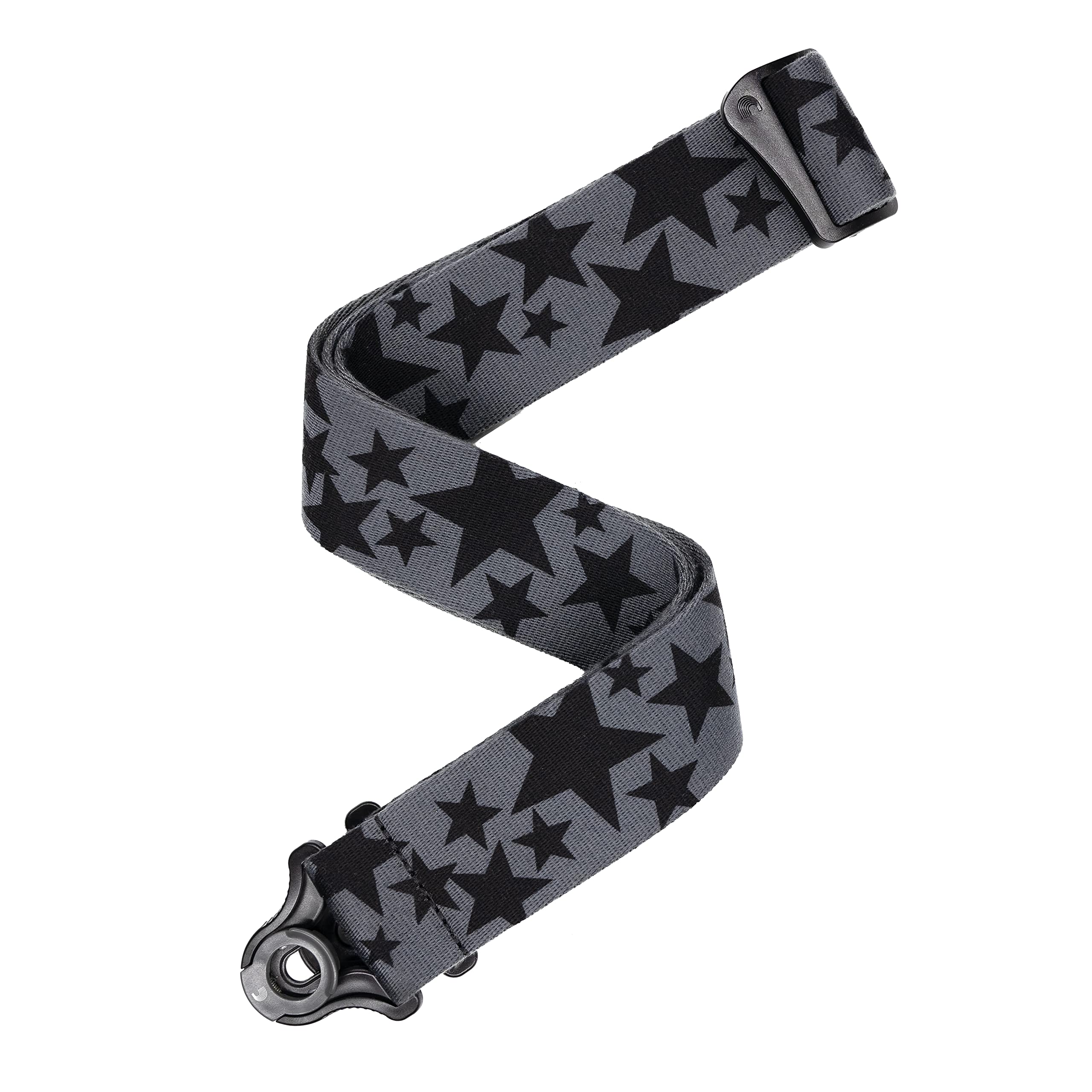 D'Addario Auto Lock Guitar Strap for Acoustic & Electric Guitars - Secure Adjustable Strap with Quick Release - Perfect for Live Performances, Studio Sessions & Practice