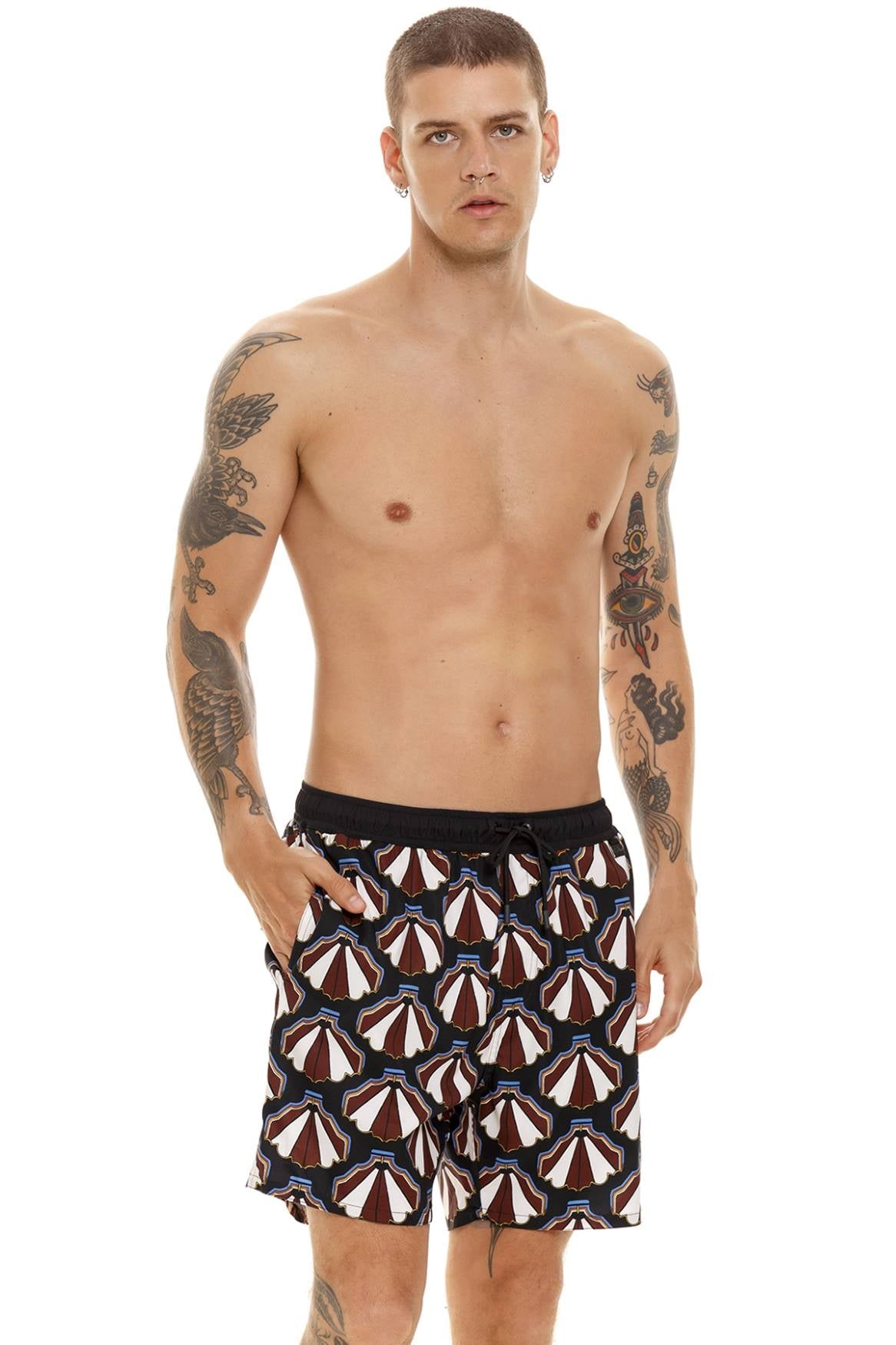 Joe Men's Quick-Dry Swim Trunks with Mesh Liner - Comfortable Beach Shorts for Swimming, Surfing & Vacation - UPF 50+ Sun Protection