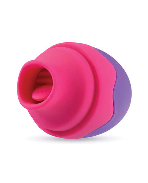Aria Flutter Tongue Rechargeable Silicone Vibrator - Purple | Waterproof & USB Rechargeable Adult Toy for Couples & Solo Play | Perfect for Foreplay, Sensual Massage & Intimate Moments
