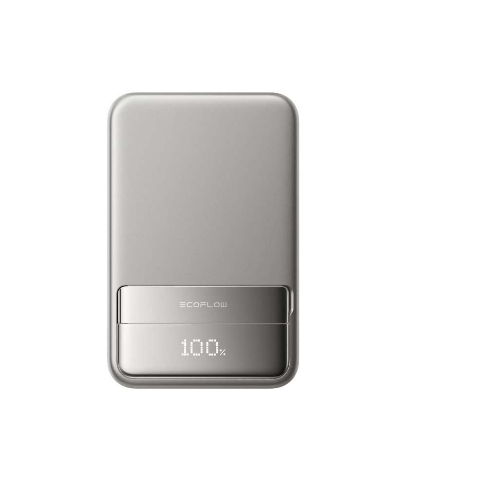 EcoFlow RAPID Magnetic Power Bank 10000mAh Portable Charger for iPhone 15/14/13, Samsung Galaxy - Fast Wireless Charging for Travel, Camping & Emergency Power Backup