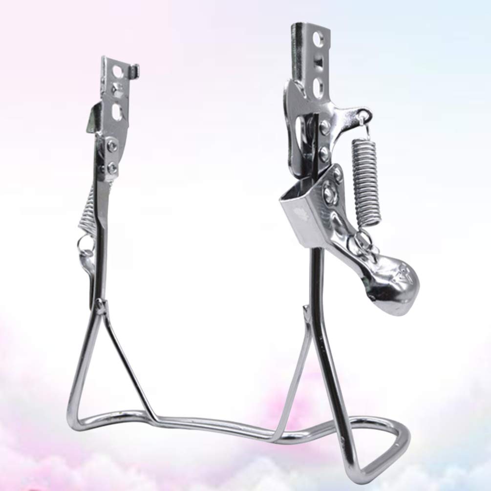 Garneck Double Leg Bike Kickstand - Folding Rear Mount Bicycle Stand Support for 14inch Bikes with Double Holes | Perfect for Parking, Storage & Bike Repair