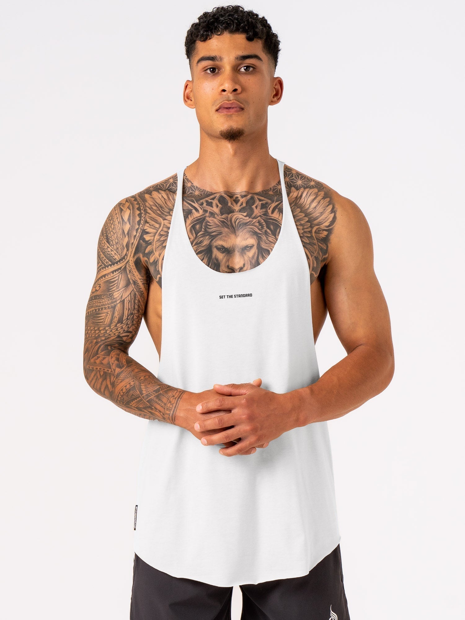 Arnie T-Shirt for Men - Premium White Cotton Tee - Comfortable Casual Wear for Everyday Outfits & Street Style