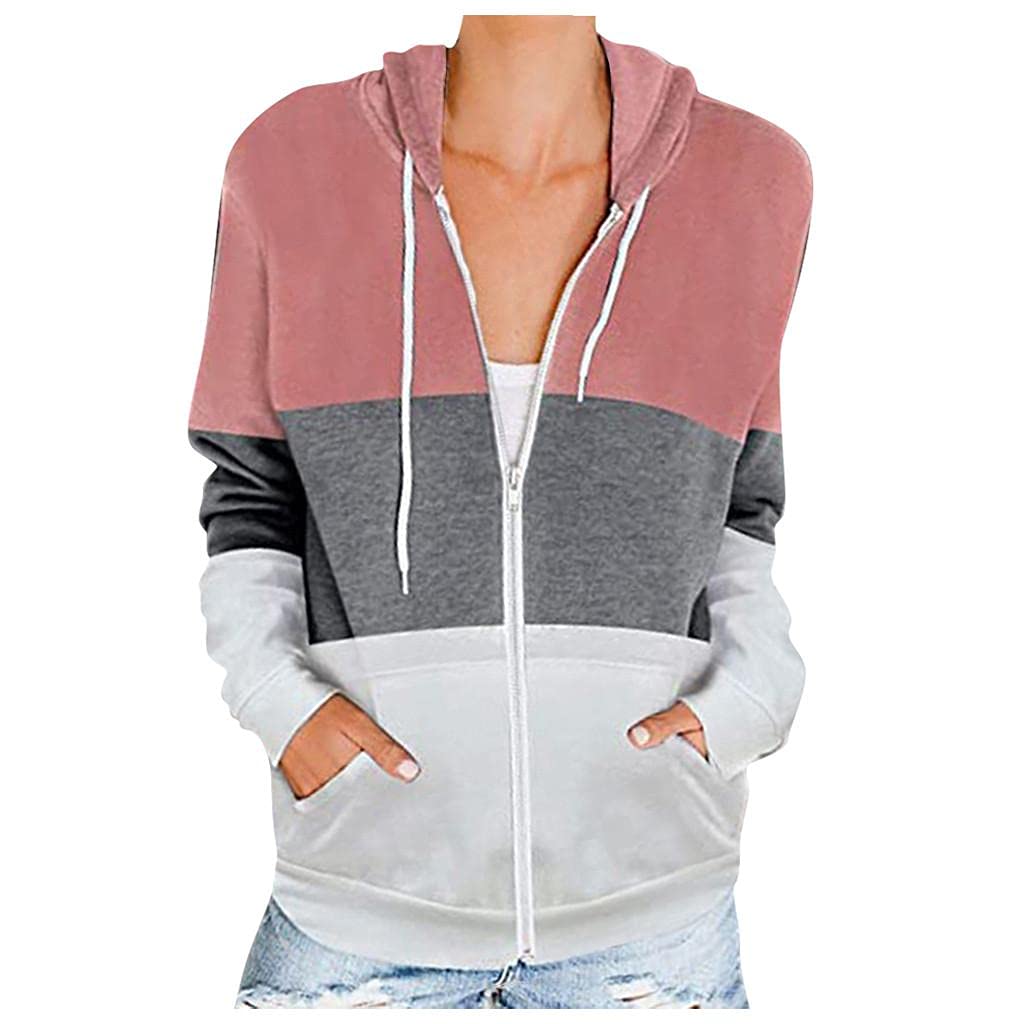 Nulairt Women's Zip Up Hooded Sweatshirt - Dandelion Long Sleeve Fleece Jacket with Pockets | Cozy Casual Wear for Fall & Winter | Perfect for Outdoor Activities, Lounging & Travel