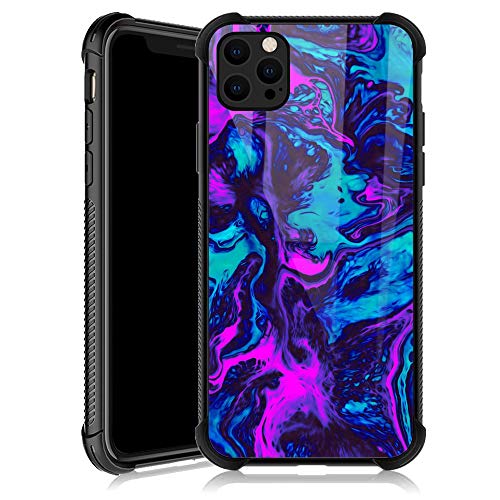 Purple-blue Quicksand Marble
