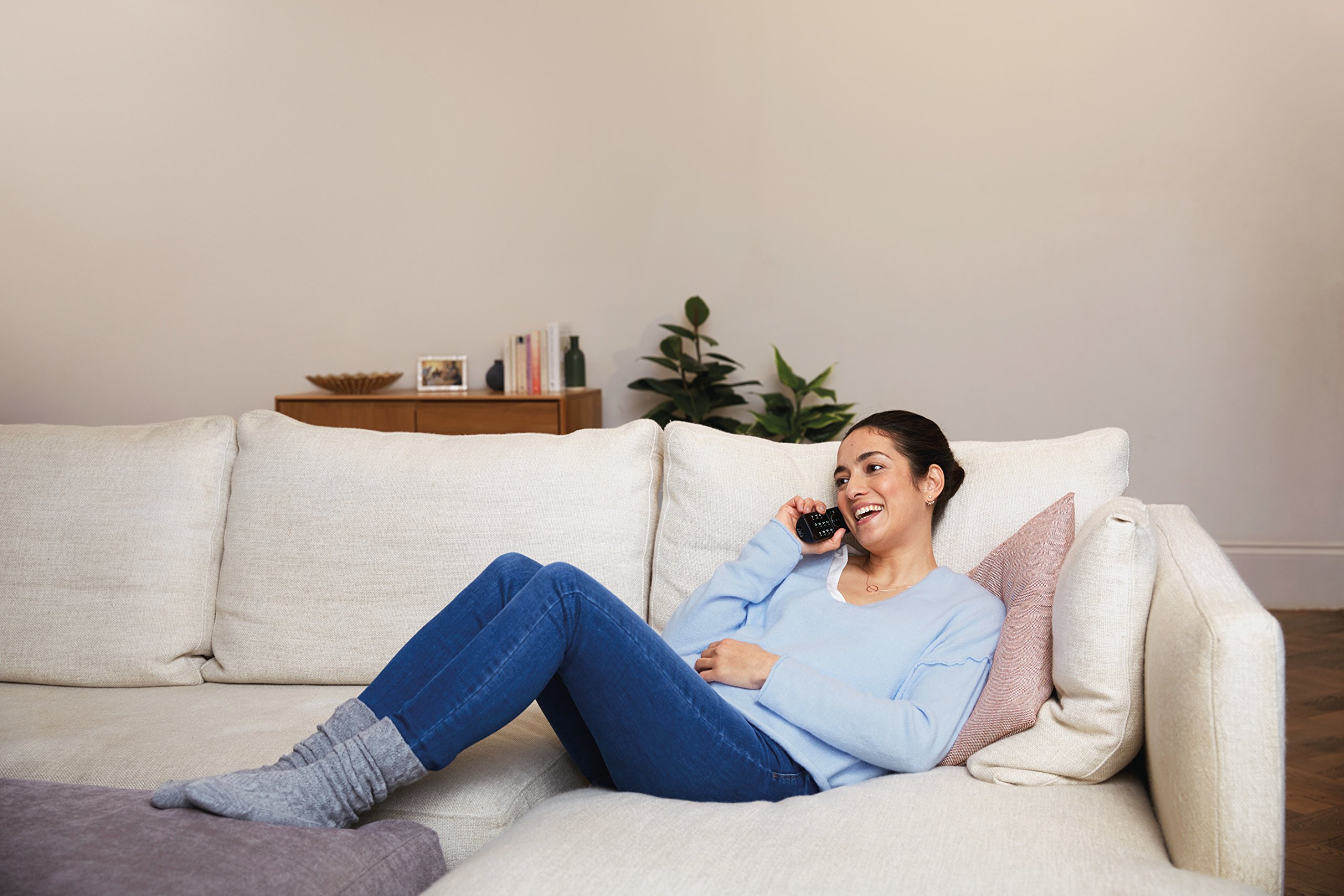 BT Premium Cordless Landline Phone with 100% Nuisance Call Blocker, Mobile Sync, Digital Answering Machine, Twin Handset Pack - Perfect for Home & Office Use