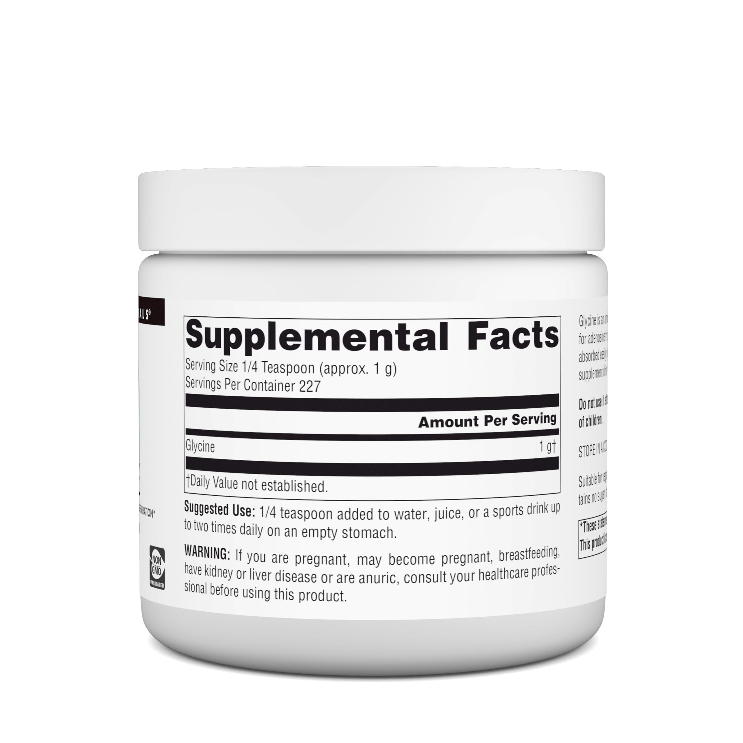Source Naturals Glycine Powder - 454g (8 oz) for Protein Synthesis, Energy Boost & Muscle Recovery | Supports Sleep, Cognitive Function & Metabolism - Ideal for Athletes, Fitness Enthusiasts & Health-Conscious Individuals