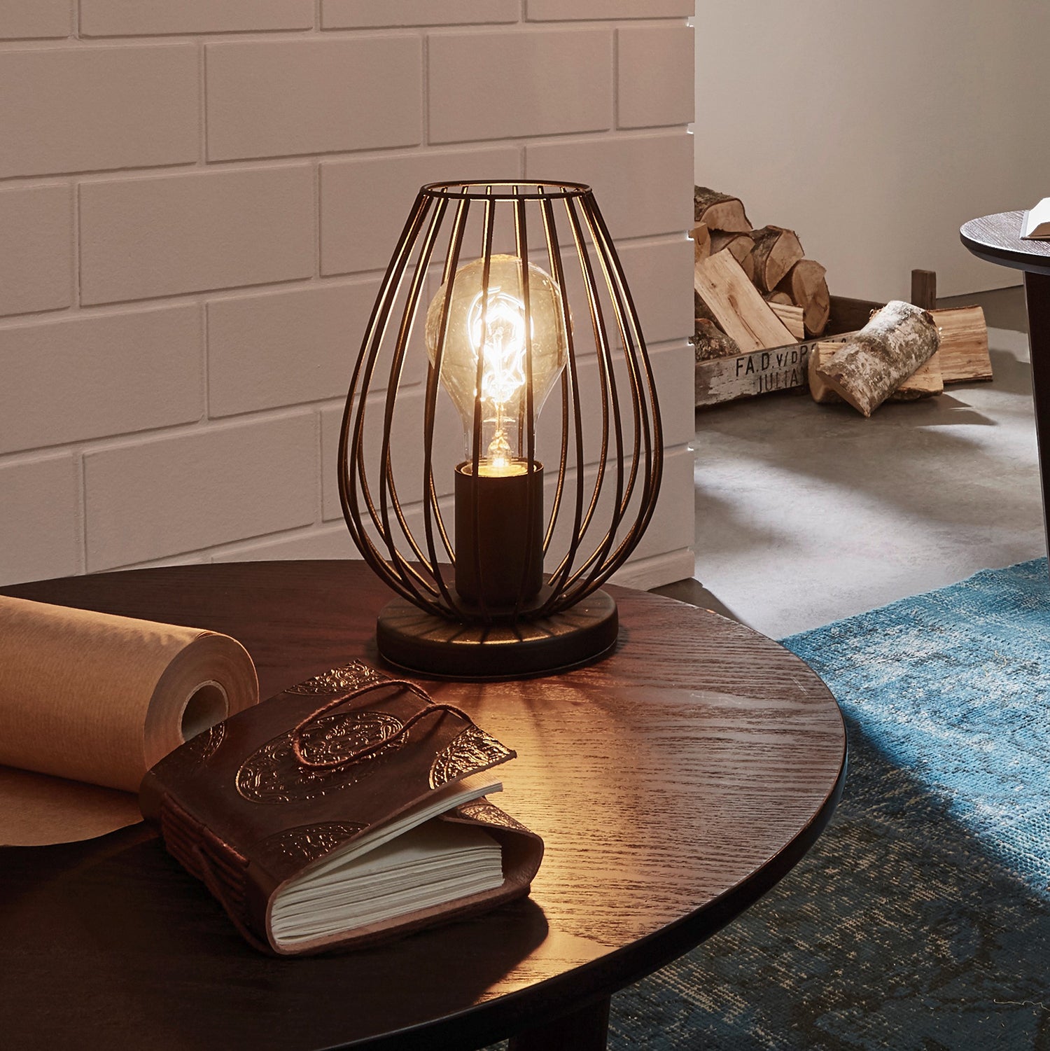 Newtown Table Lamp - Modern LED Desk Light with Adjustable Brightness for Home Office, Bedroom & Study Room