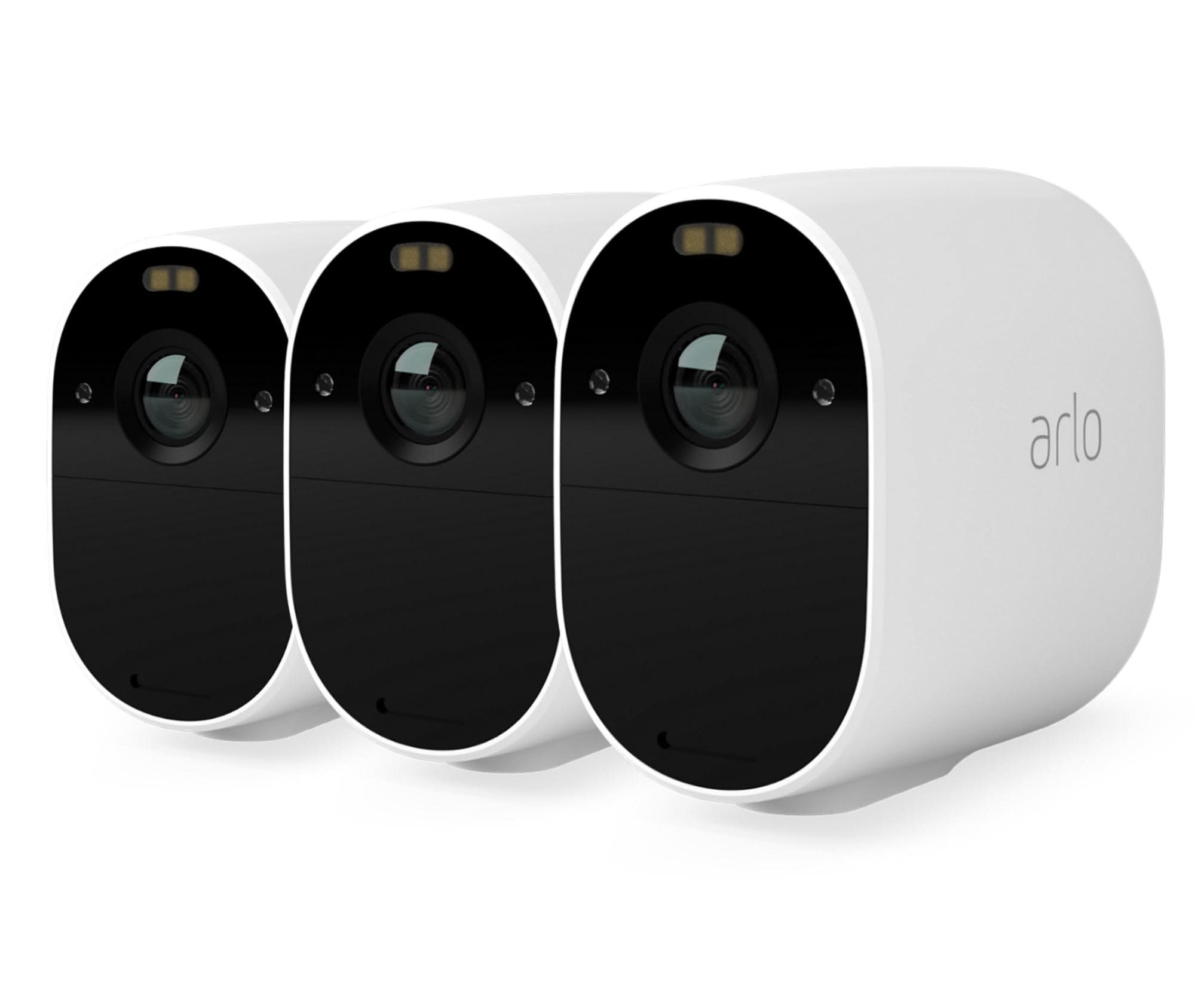 Arlo Essential 3-Camera Security System VMC2330-100EUS - Indoor/Outdoor Wireless HD Video Surveillance for Home & Business Protection