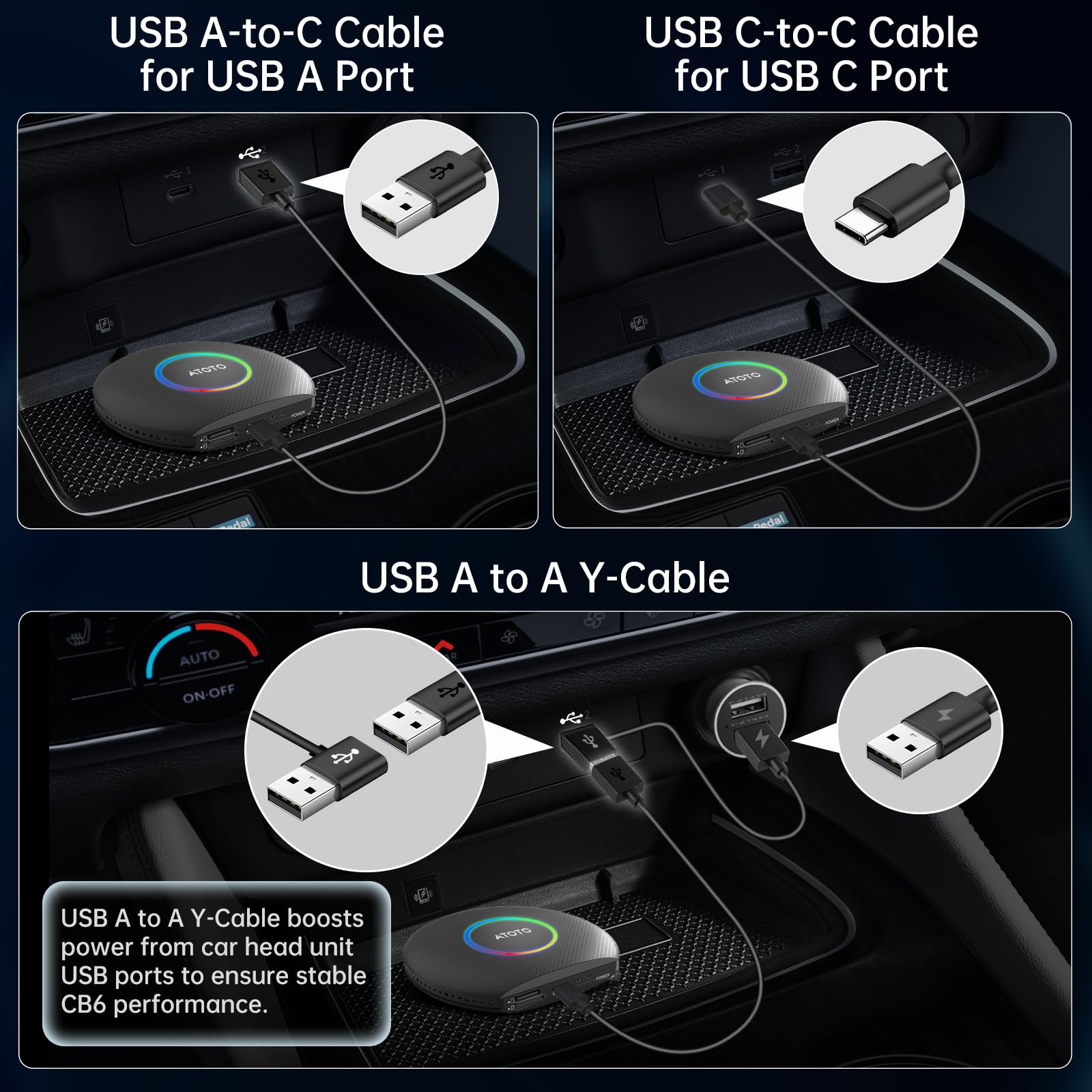 Wireless CarPlay & Android Auto Adapter - 5-in-1 Smart Car AI Box with Android 13, 4G LTE SIM Slot, 4GB RAM + 64GB Storage, 5G WiFi - Watch YouTube & Netflix on Car Screen - Perfect for Upgrading OEM Wired CarPlay in Tesla, BMW, Mercedes & More