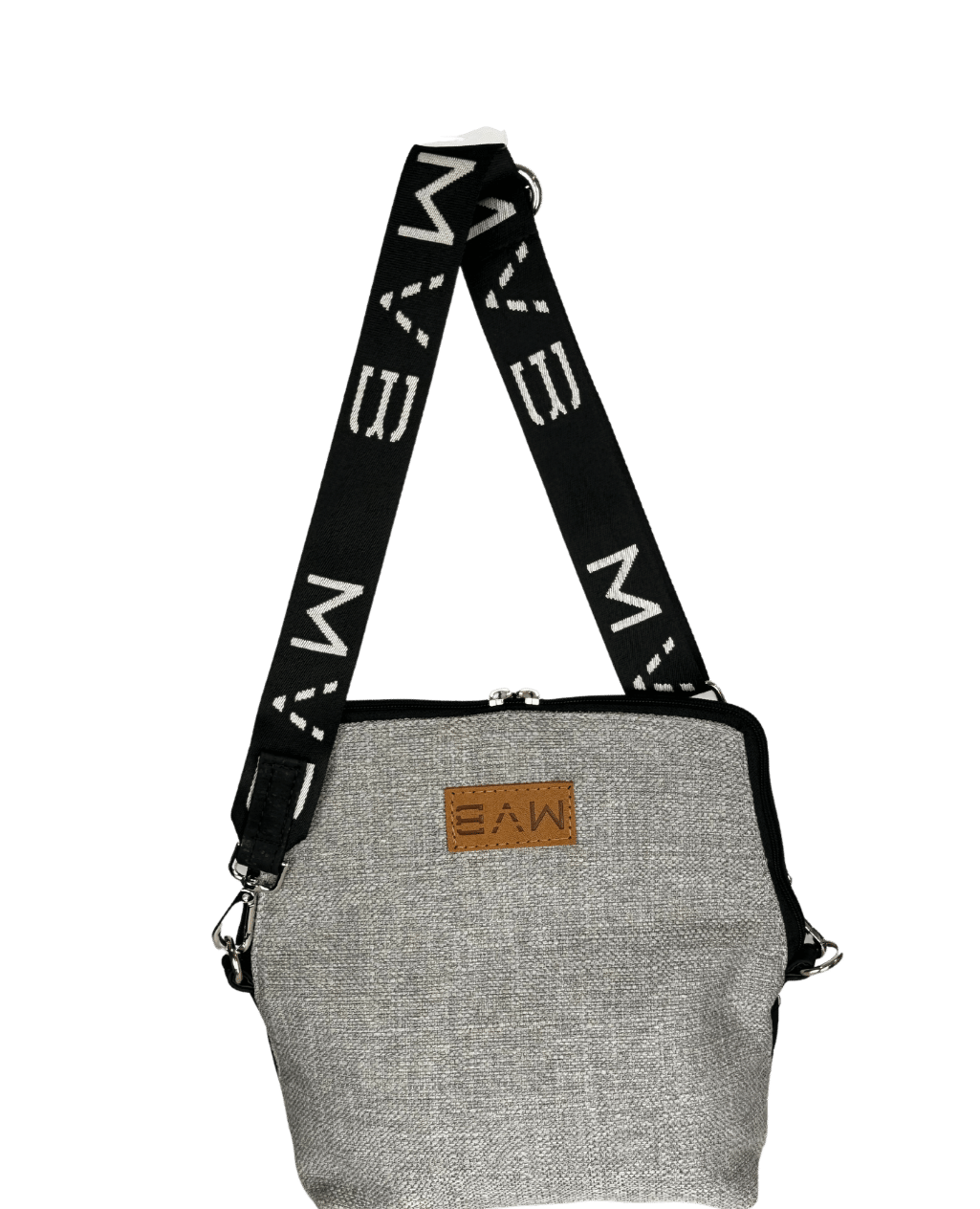 Vegan Crossbody Bag for Women - Summer Canvas & Cork Flop Bag with Soft Ash Finish | Perfect for Beach, Travel, and Everyday Use