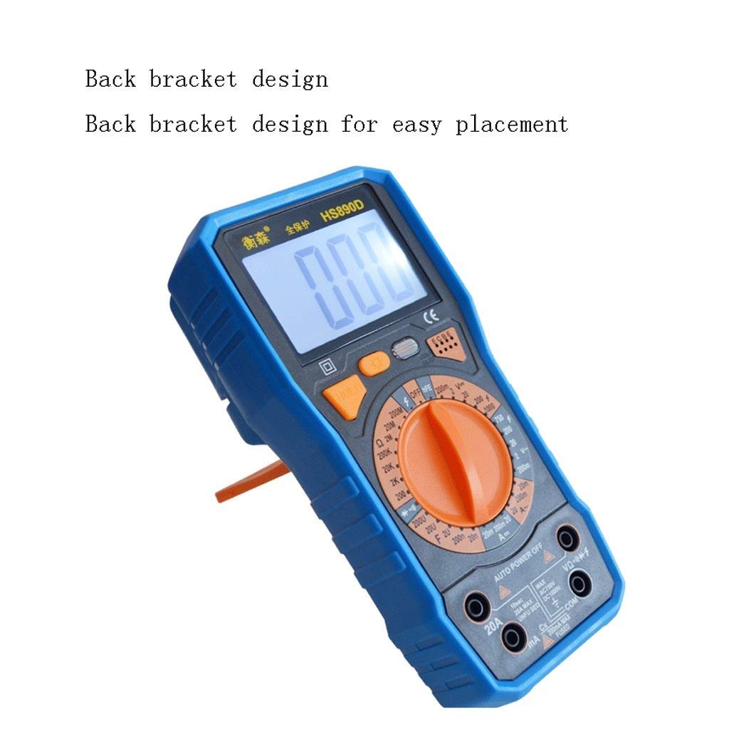 Digital Multimeter Hard Case - Protective Storage for Volt Meter, Ammeter, OHM Tester with LCD Display | AC/DC Current Measurement | Perfect for Electricians, DIY Projects & Field Work