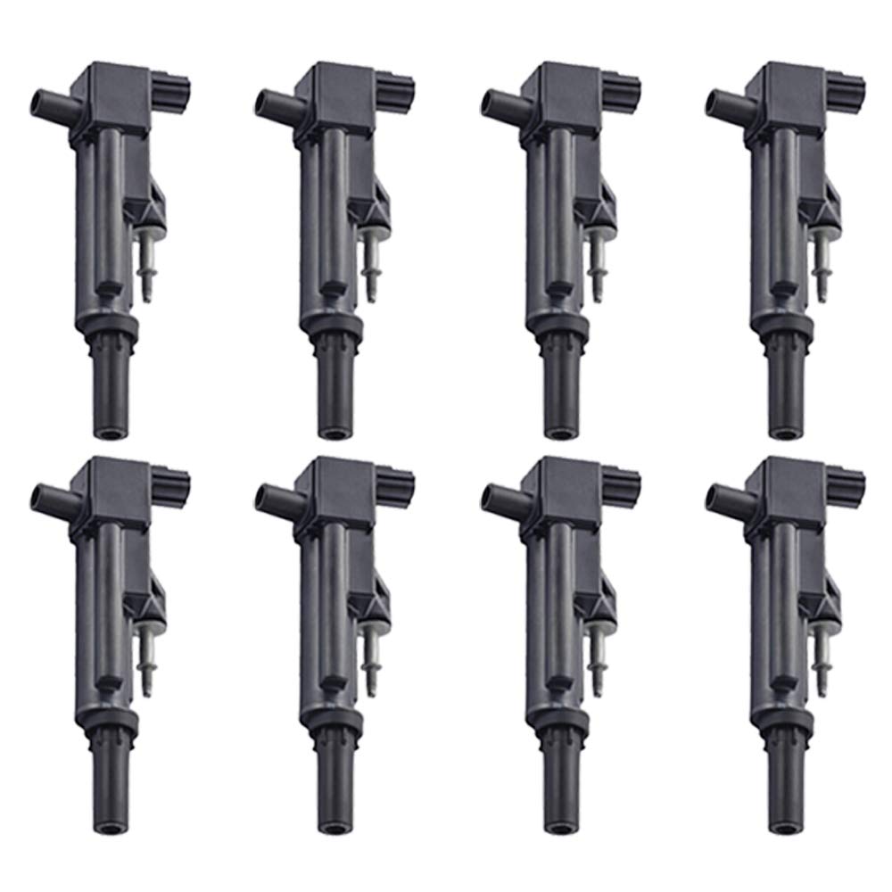 8PCS High Performance Ignition Coil Set Compatible with Dodge Aspen/Dakota/Durango/Jeep Commander/Grand Cherokee 4.7L V8 Engine - Replacement for 5149049AB - Improves Engine Power & Fuel Efficiency