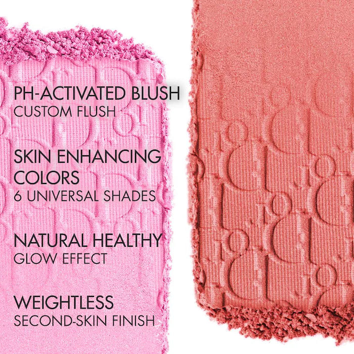 Dior Rosy Glow Blush - Soft Pink Cheek Color for a Natural Flush | Perfect for Day & Night Makeup Looks
