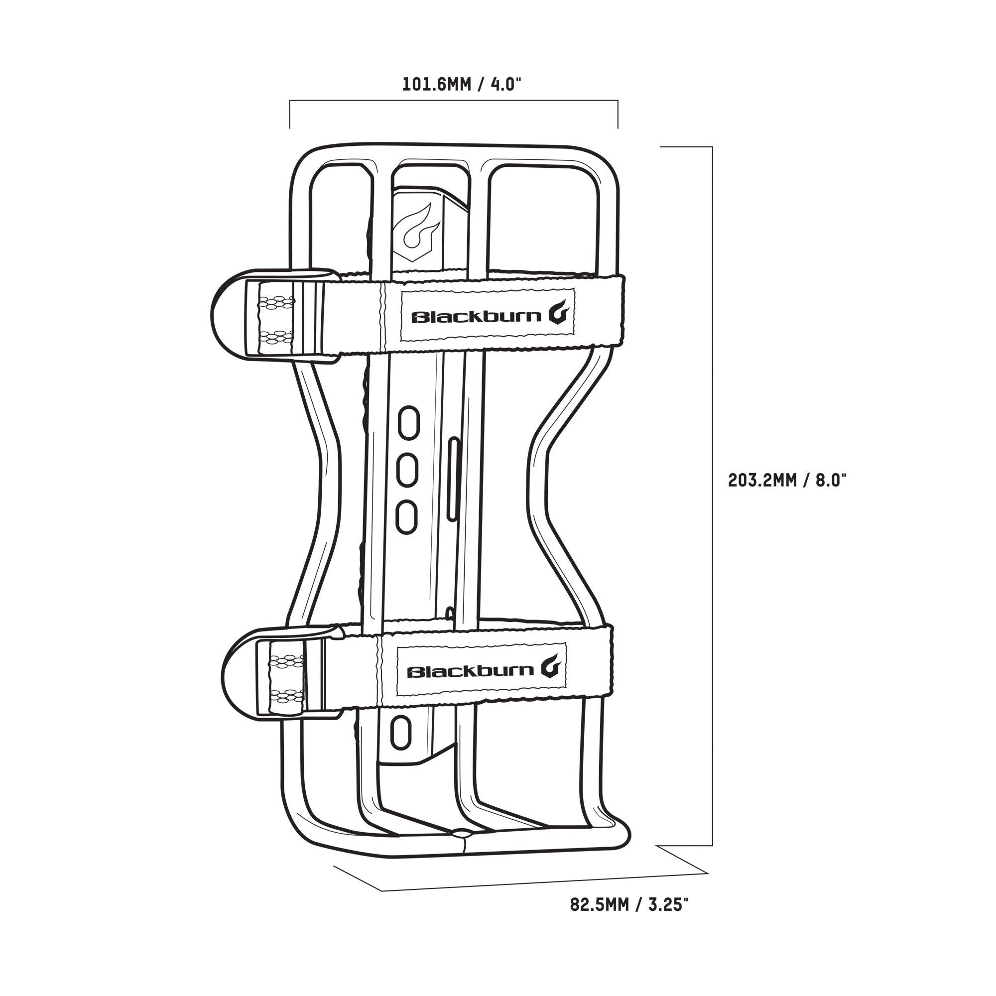Blackburn Outpost Cargo Water Bottle Cage - Durable Bike Accessory for Mountain & Road Cycling | Perfect for Hydration on Long Rides & Outdoor Adventures