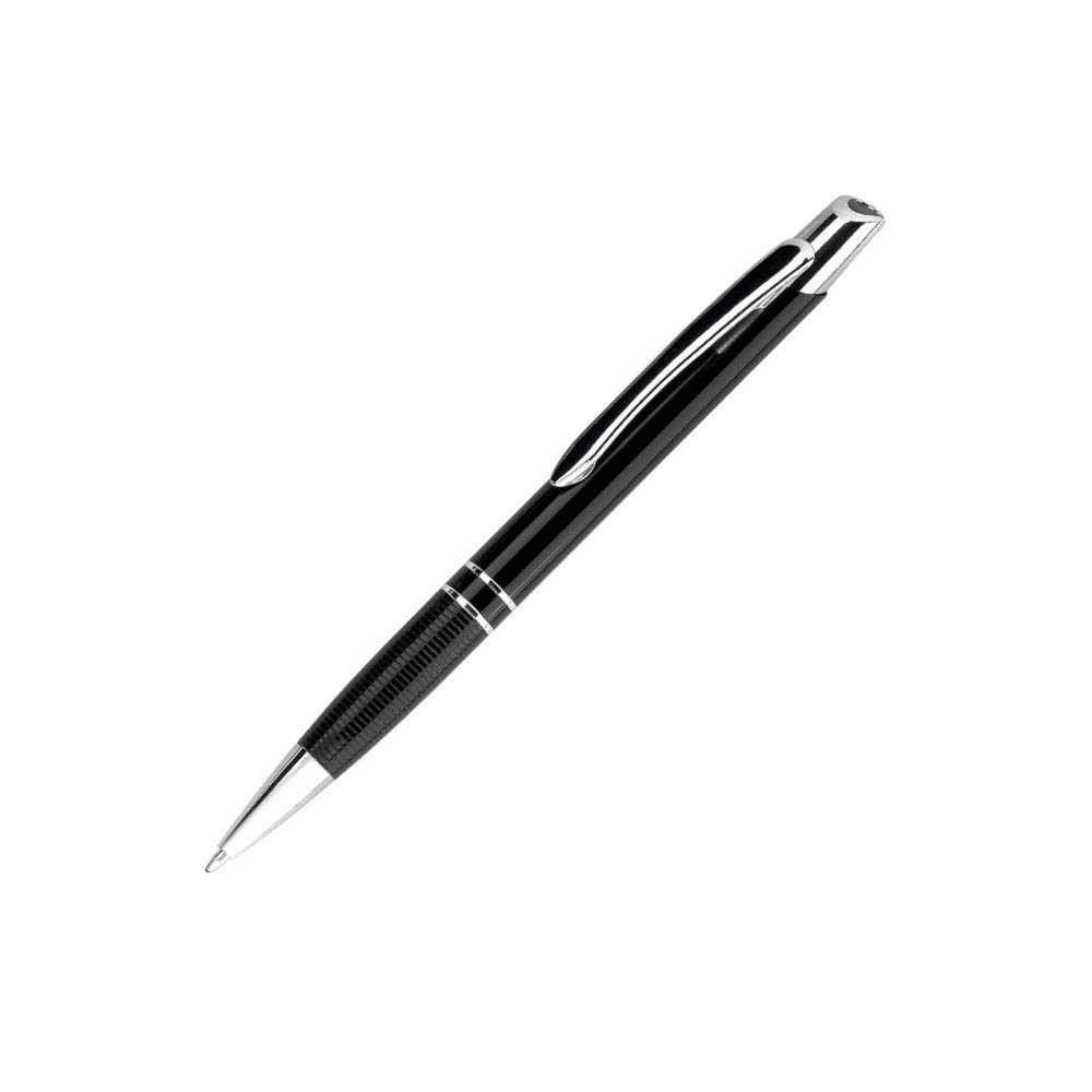 Promotional Engraved Metal Pens - 100 Custom Logo Pens with Black Ink - Astley LaserScribe 360 Model (Black) - Bulk Office Supplies for Business Gifts, Trade Shows & Corporate Events - Only $1.85 Each