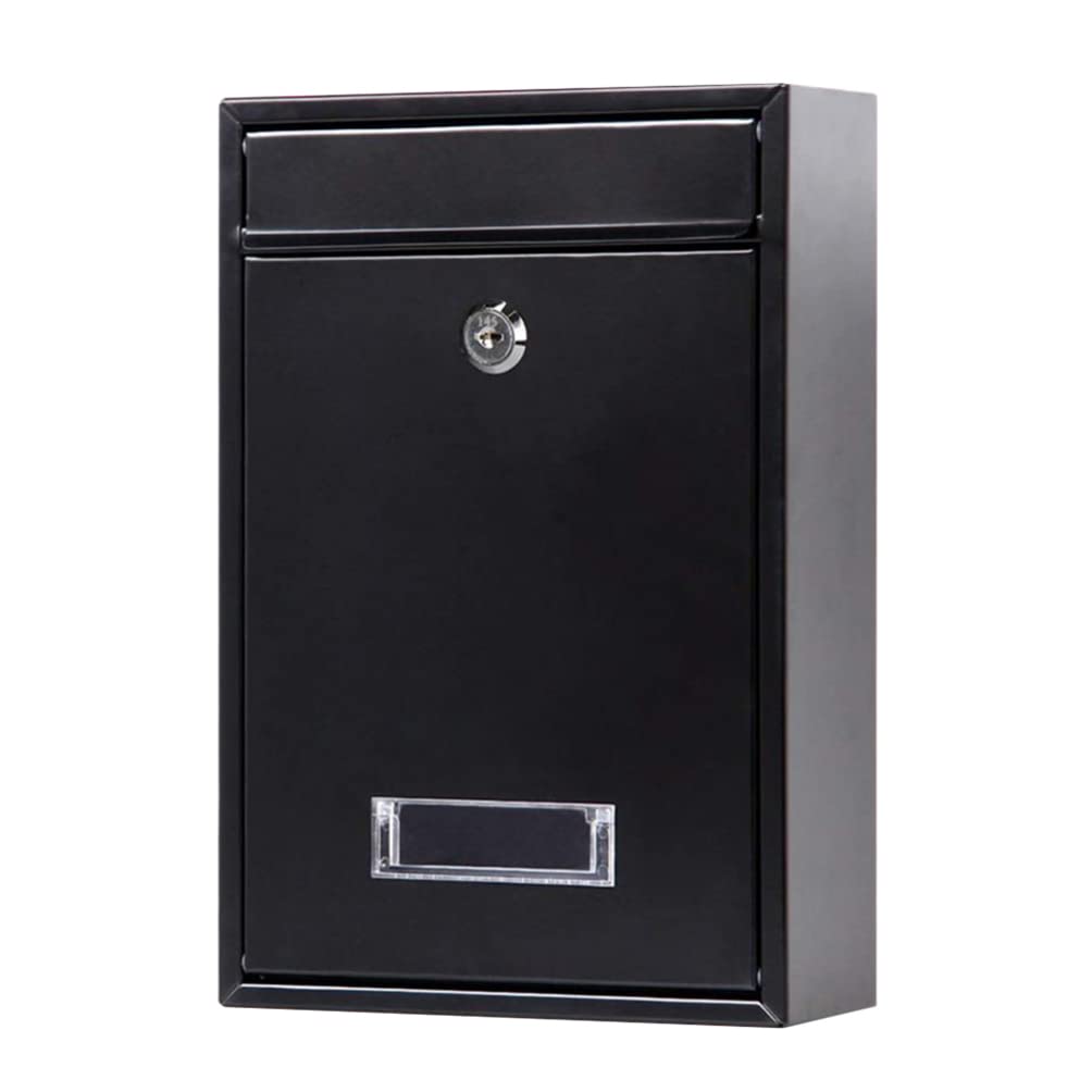 Rust-Proof Waterproof Metal Mailbox - Durable Outdoor Letter Box for Home, Office, Park | Secure Newspaper & Package Delivery | Weather-Resistant Post Box for Houses, Apartments, Commercial Buildings