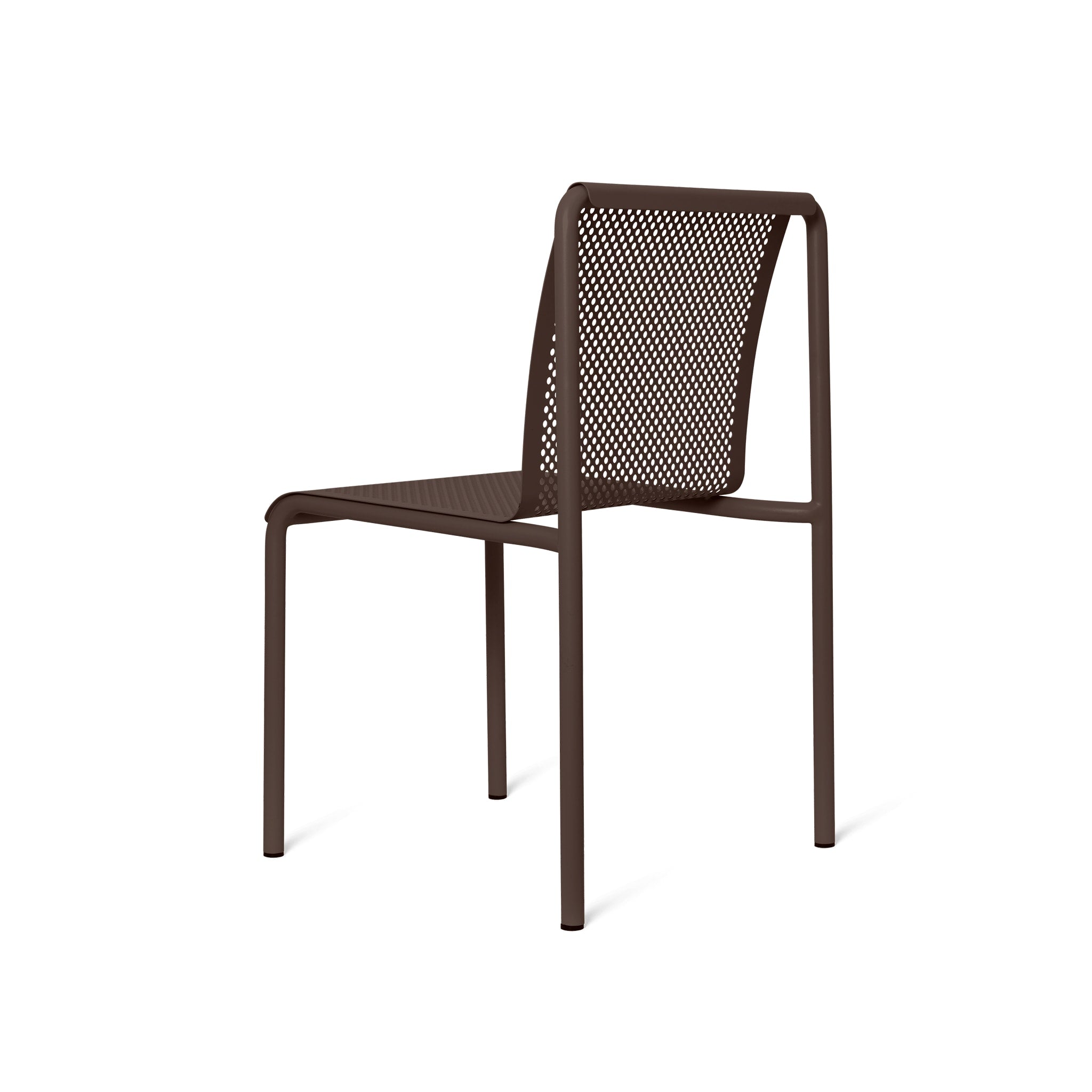FERM LIVING Dapple Chair - Dark Chocolate Brown Modern Accent Chair for Living Room, Bedroom, or Office | Scandinavian Design Lounge Seating with Textured Fabric