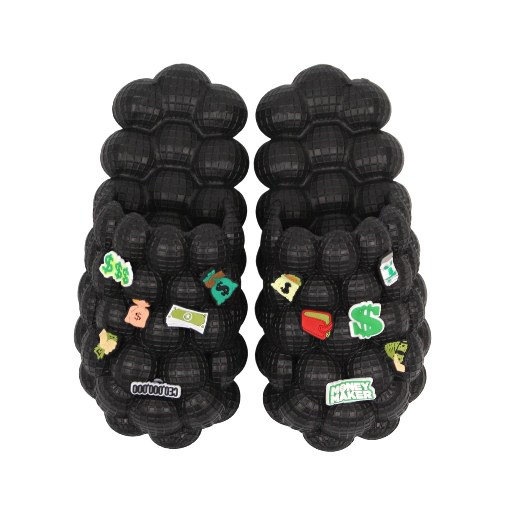 LEPHYON Bubble Slides for Men & Women - Funny Golf Ball Design Lightweight Foam Shower Shoes with Non-Slip Soles - Comfortable Unisex Slippers for Beach, Pool, Spa, Gym & Home Use