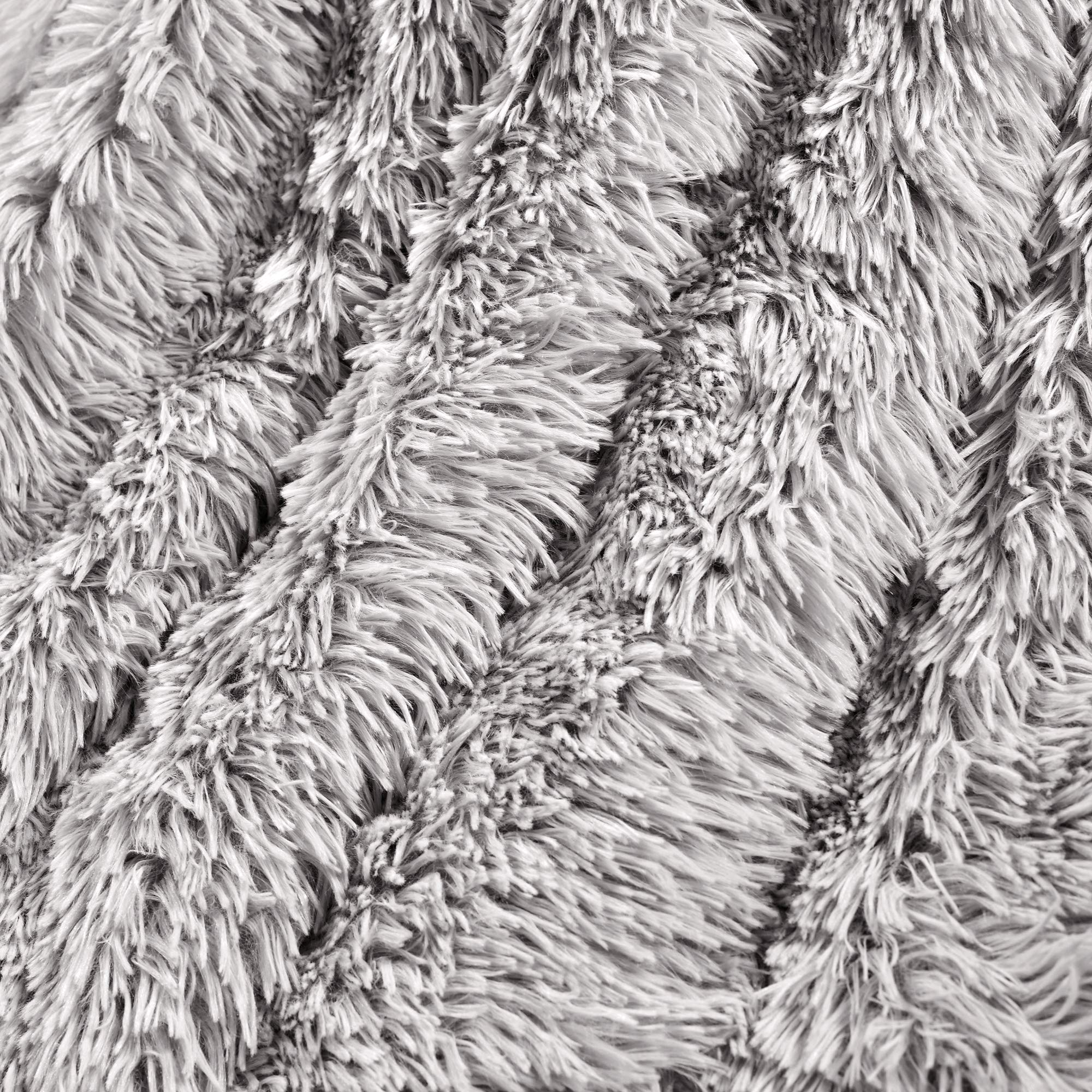 Lush Decor Emma Faux Fur Throw Blanket 50x60