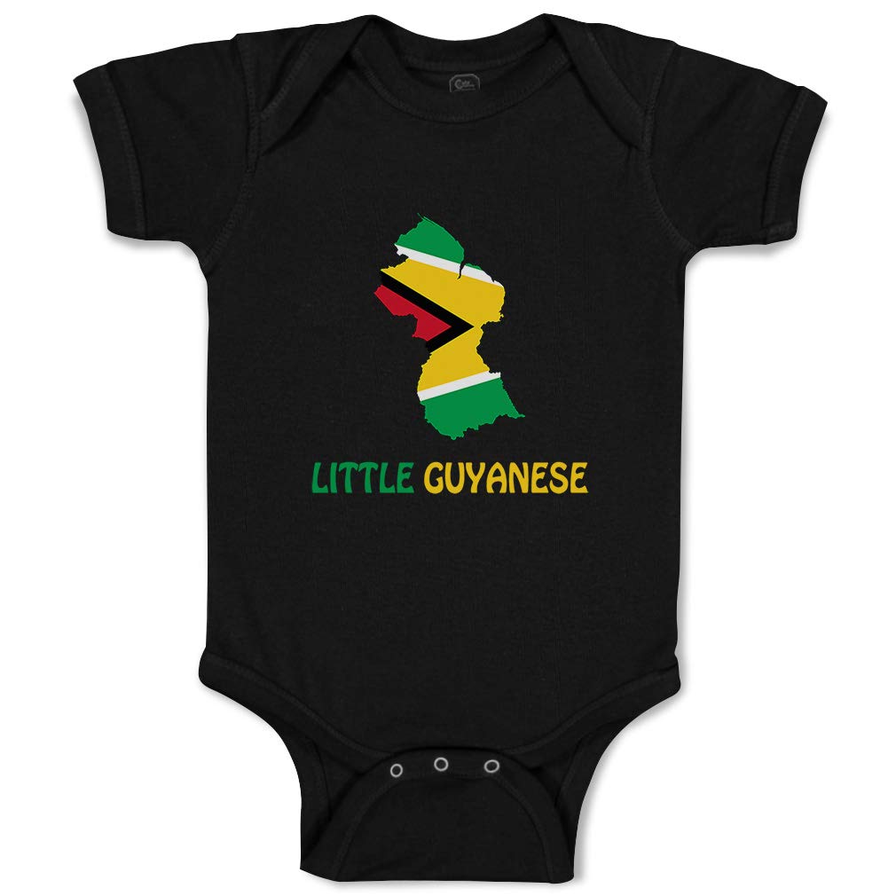 Custom Boy & Girl Baby Bodysuit - Funny Cotton Infant Onesie for Guyanese Babies - Perfect for Family Photos, Playtime & Special Occasions