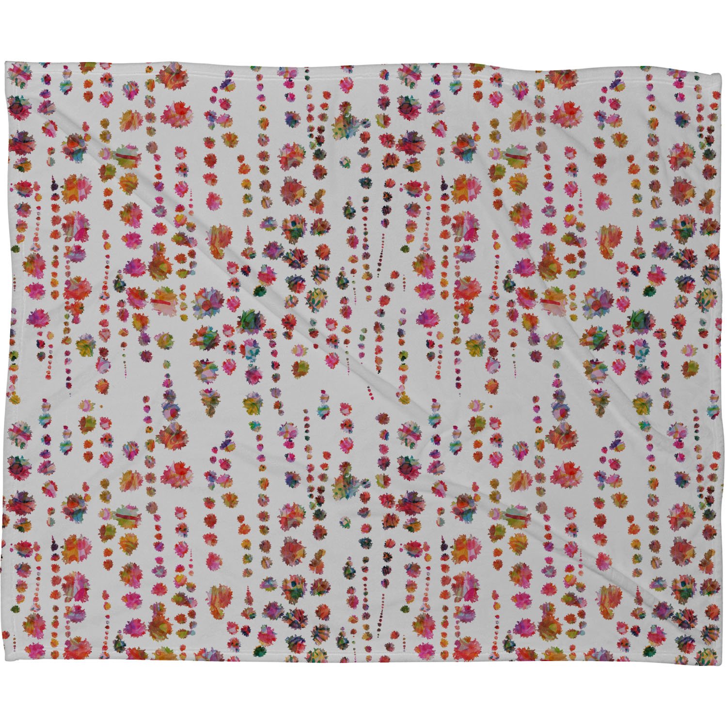 Stephanie Corfee Pinata Streamers Fleece Throw Blanket 60