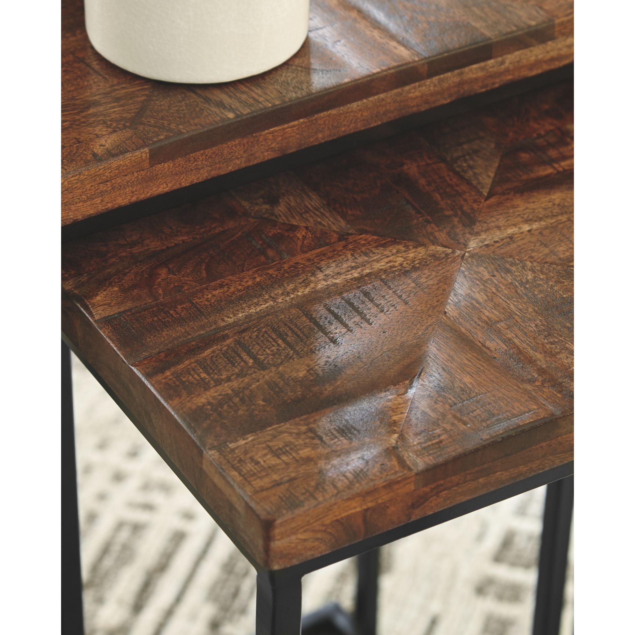 Cainthorne Accent Table - Brown/Black - Perfect for Living Room, Bedroom & Office Decor