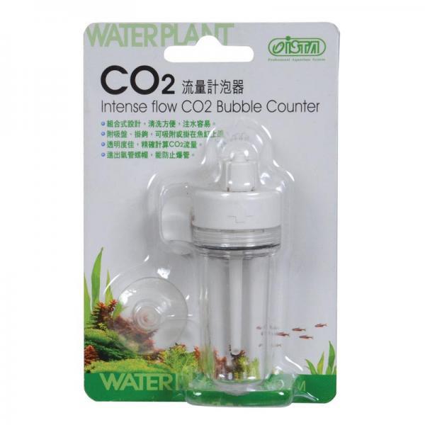 ISTA Intense Flow CO2 Bubble Counter for Aquarium Plants - Monitor CO2 Levels in Planted Tanks for Healthy Aquatic Growth | Ideal for Freshwater Fish Tanks & Hydroponics Systems