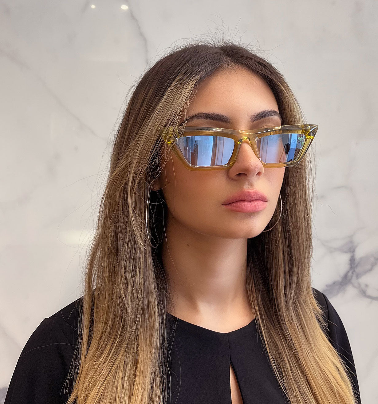 GOD TWENTY TWO Polarized Sunglasses for Men & Women - UV Protection, Fashionable Campagne Style Aviator Shades for Driving, Beach, and Outdoor Activities