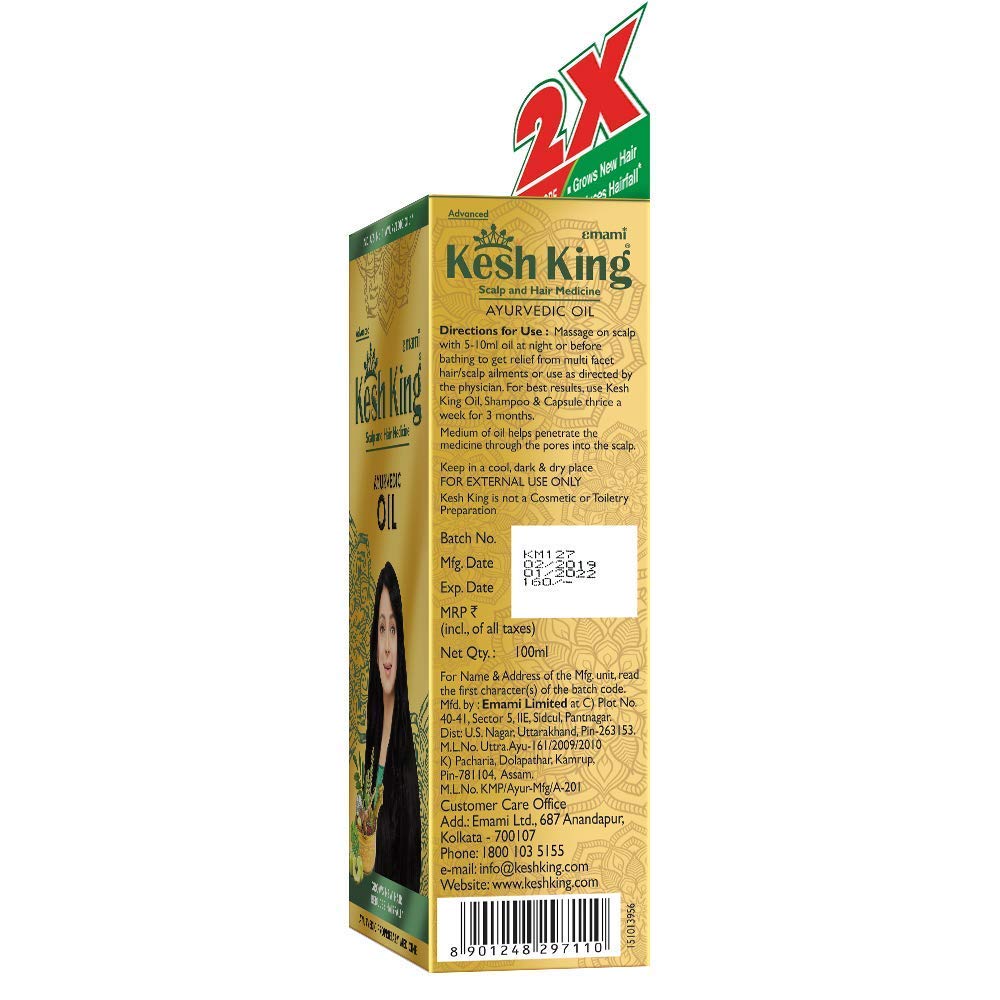 Best Herbal Ayurvedic Hair Oil for Fast Hair Growth & Thickness - 100ml | Natural Remedy for Hair Loss, Dandruff & Scalp Care - Perfect for Daily Use & Hair Treatment
