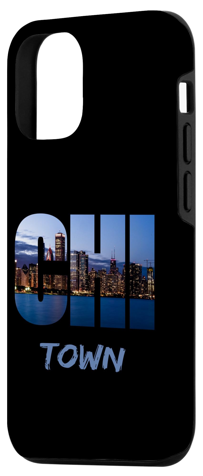 iPhone 12/12 Pro Case - Chicago Skyline Art Design with Windy City Theme | Perfect Gift for Southside Residents & Chicago Lovers | Durable Protection for Daily Use, Travel & Work
