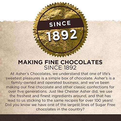 Sugar Free Keto Chocolate Bars by Asher's - Small Batch Kosher Certified, Family Owned Since 1892 (12 Pack, Peanut Butter Flavor) - Perfect for Low-Carb Diets, Gifts & Healthy Snacking