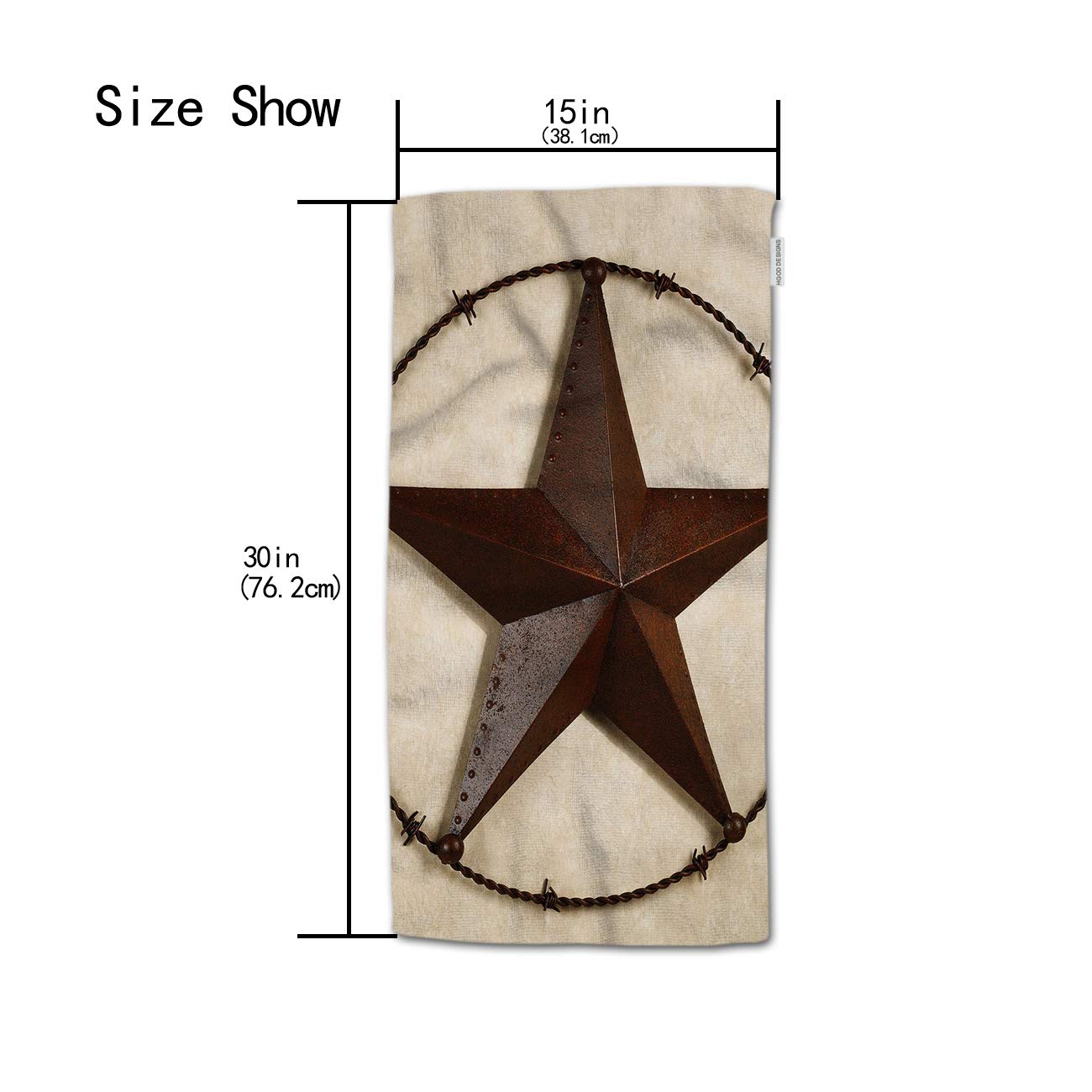 HGOD DESIGNS Texas Star Towels - Rustic Western Style 15
