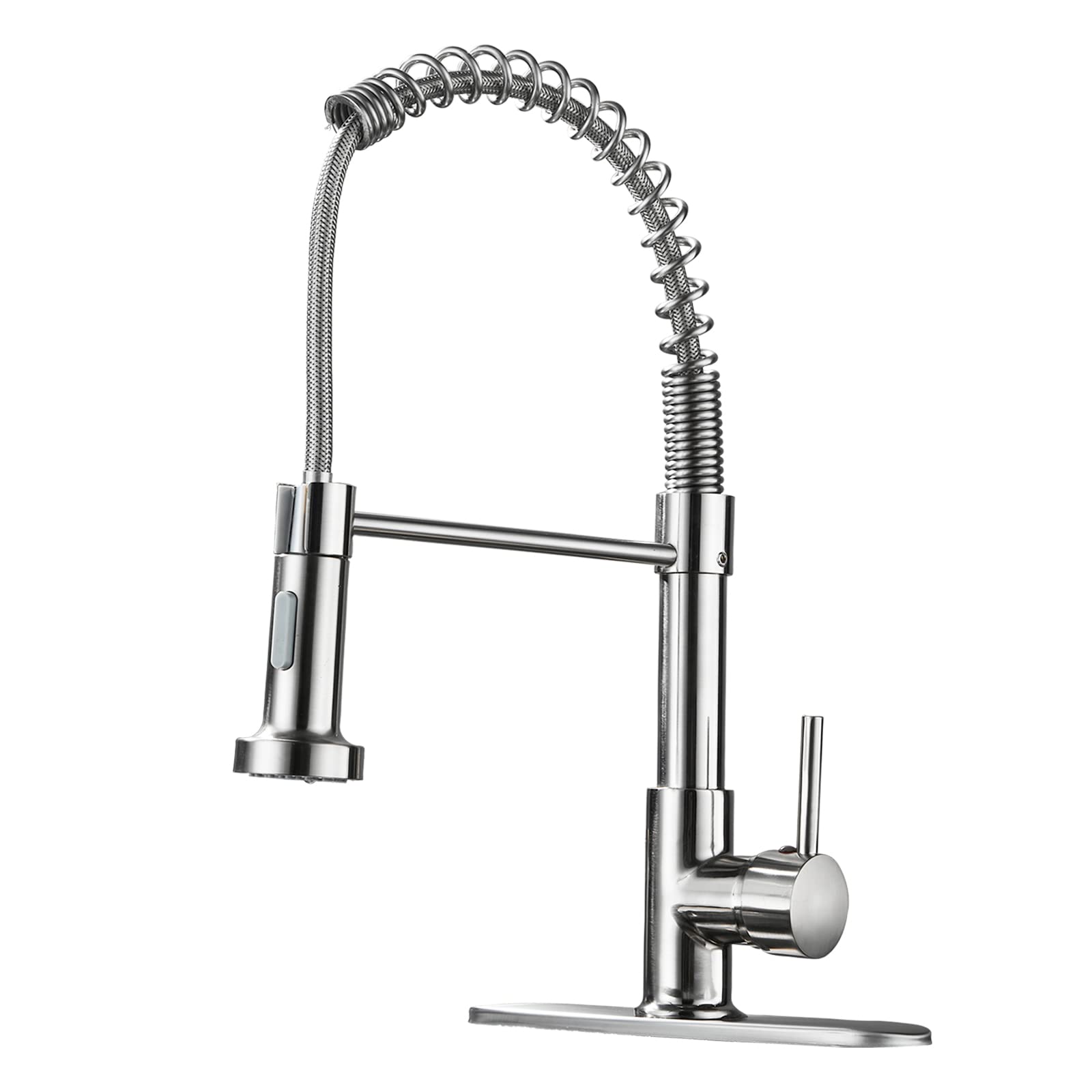 Stainless Steel Kitchen Faucet with 360 Swivel & Dual Spray - Perfect for Commercial & Home Kitchens