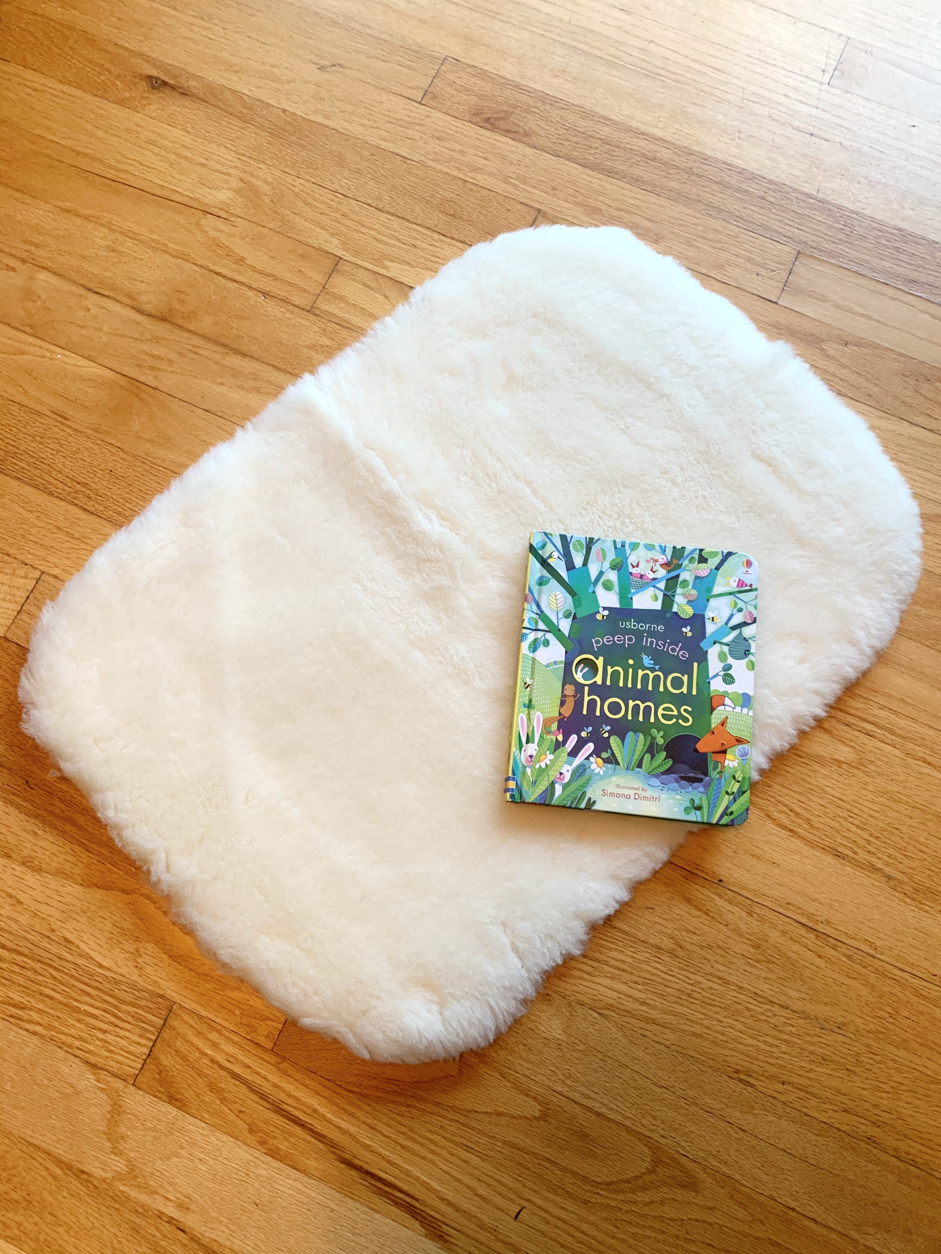 Soft Sheep Wool Baby Play Mat - Organic & Hypoallergenic for Newborns & Toddlers - Perfect for Nursery, Playtime & Floor Activities
