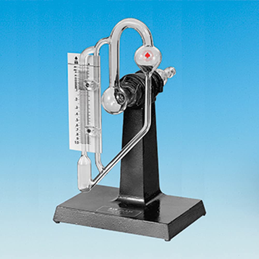 McLeod Vacuum Gauge 0-10 mm Hg (8726-06) - High Precision Vacuum Measurement Tool for Laboratories, HVAC Systems & Industrial Applications