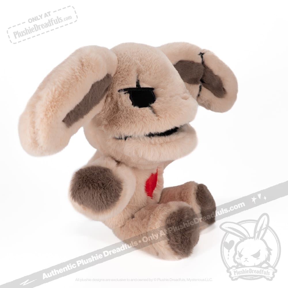 Plushie Dreadfuls Puck Dread Rabbit Plush Puppet - Soft Stuffed Animal Toy for Kids & Collectors | Perfect for Storytelling, Cuddling & Gothic Decor