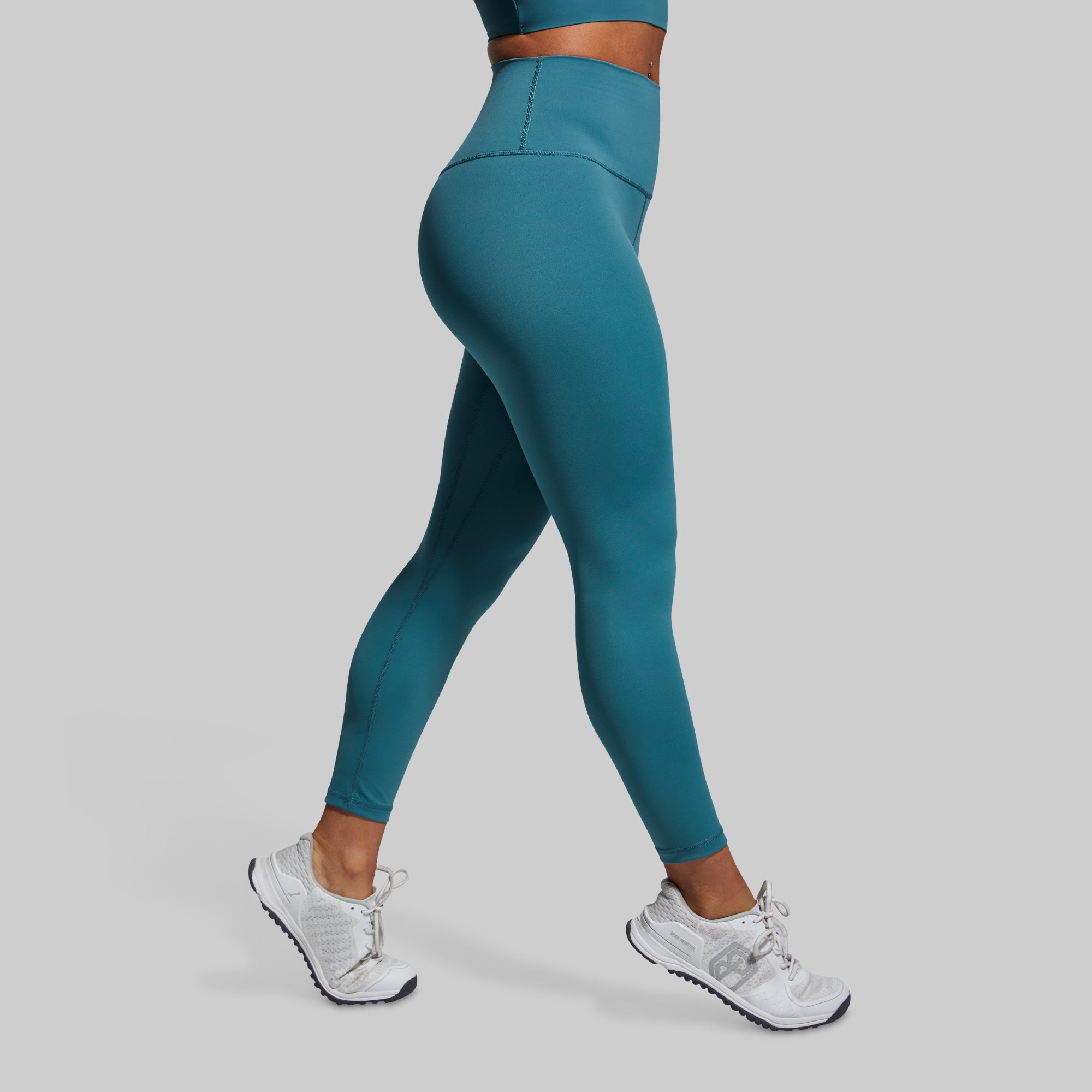 Premium High-Waisted Yoga Leggings 2.0 - Aquastone Color - Moisture-Wicking & Squat-Proof Workout Pants for Women | Gym, Running, Lounge & Everyday Wear