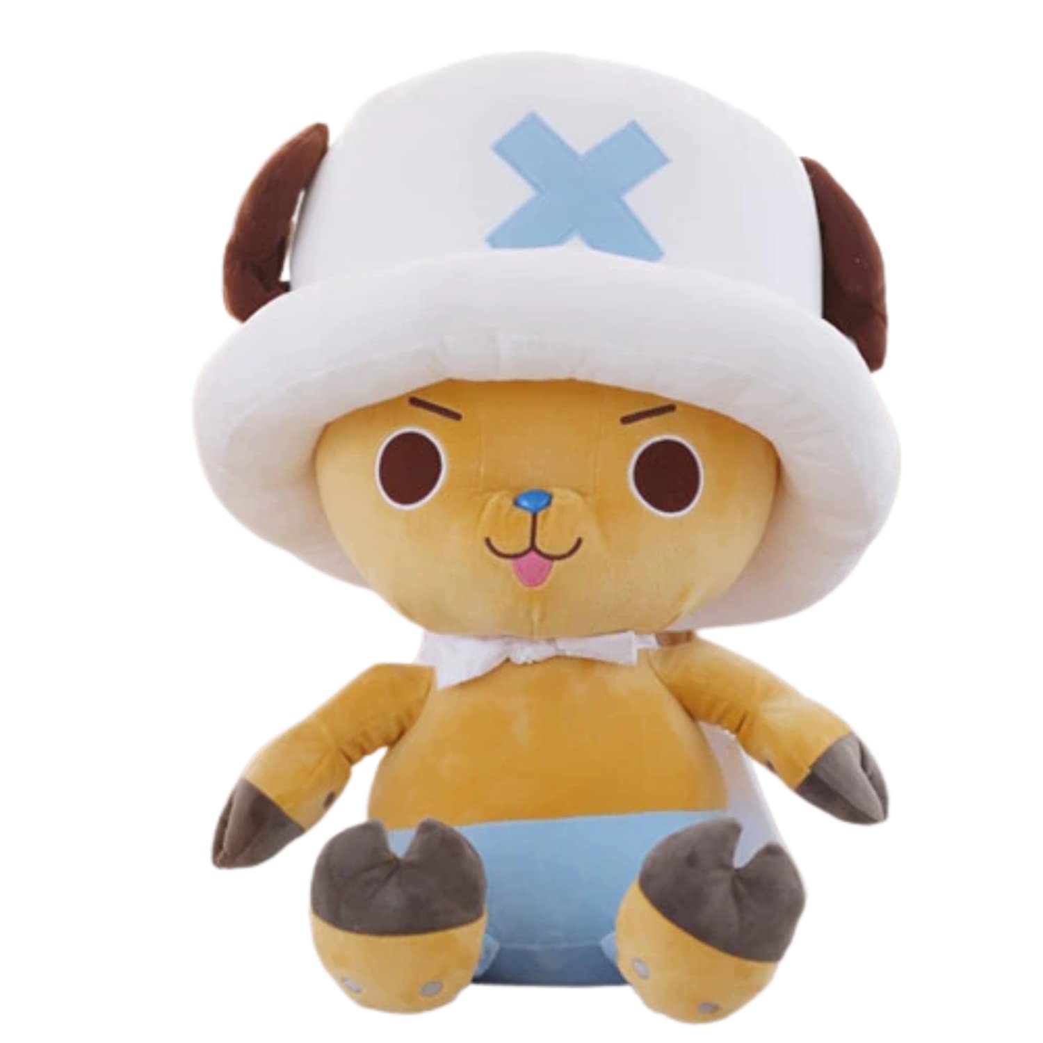 Tony Tony Chopper Plush Toy - Super Soft Fluffy Stuffed Animal Doll from Japanese Anime One Piece - Perfect Christmas & Birthday Gift for Kids & Anime Fans (White, 80cm) - Great for Bedroom Decor, Cosplay Props, and Anime Collection Displays