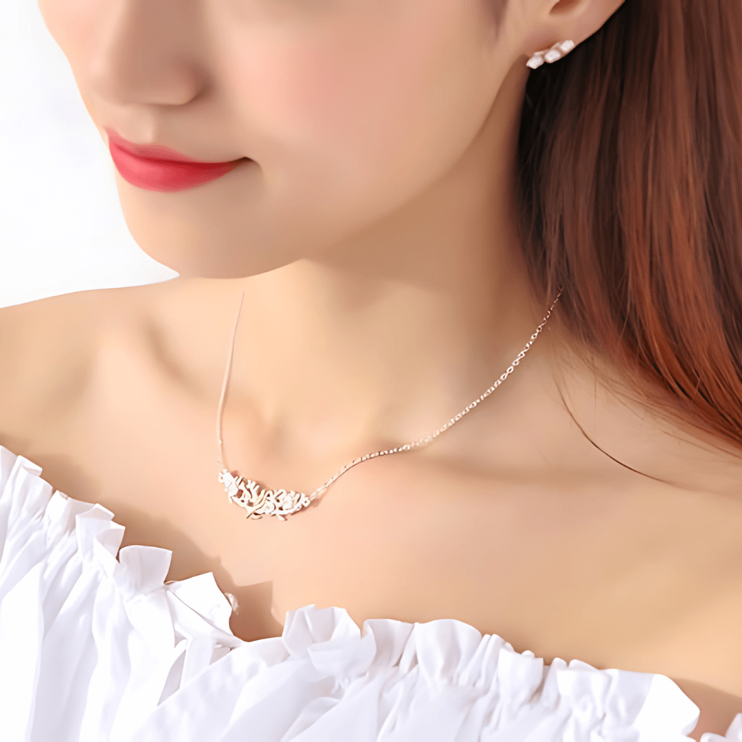 Dove and Olive Branch of Hope Pendant Necklace - Sterling Silver Inspirational Jewelry Gift for Women | Faith, Peace & Love Symbol | Perfect for Weddings, Baptisms & Daily Wear