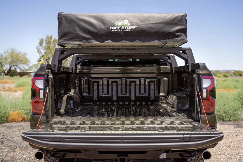 Rago Fabrication Universal Truck Bed Rack Crossbars - Heavy Duty Aluminum Roof Rack Crossmembers for Pickup Trucks | Perfect for Hauling Kayaks, Ladders & Cargo | Fits Most Truck Models