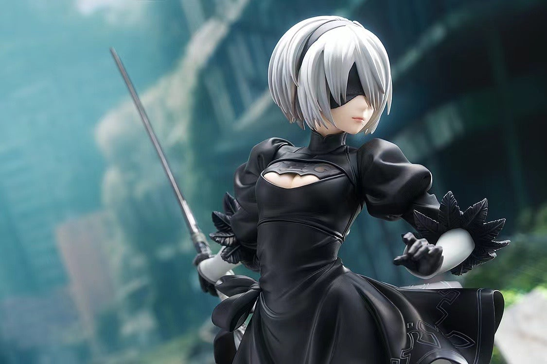 Max Factory Nier Automata 2B Action Figure - Collectible Anime Character Model for Gamers & Fans | Perfect for Display, Cosplay & Gift Giving