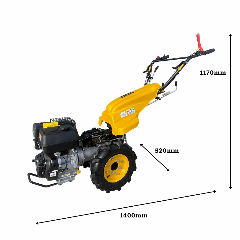 9HP Self-Propelled Walking Tractor BM11088 - Compact Farm Tractor for Small Farms, Gardening & Landscaping | Durable Agricultural Equipment for Plowing, Tilling & Cultivation